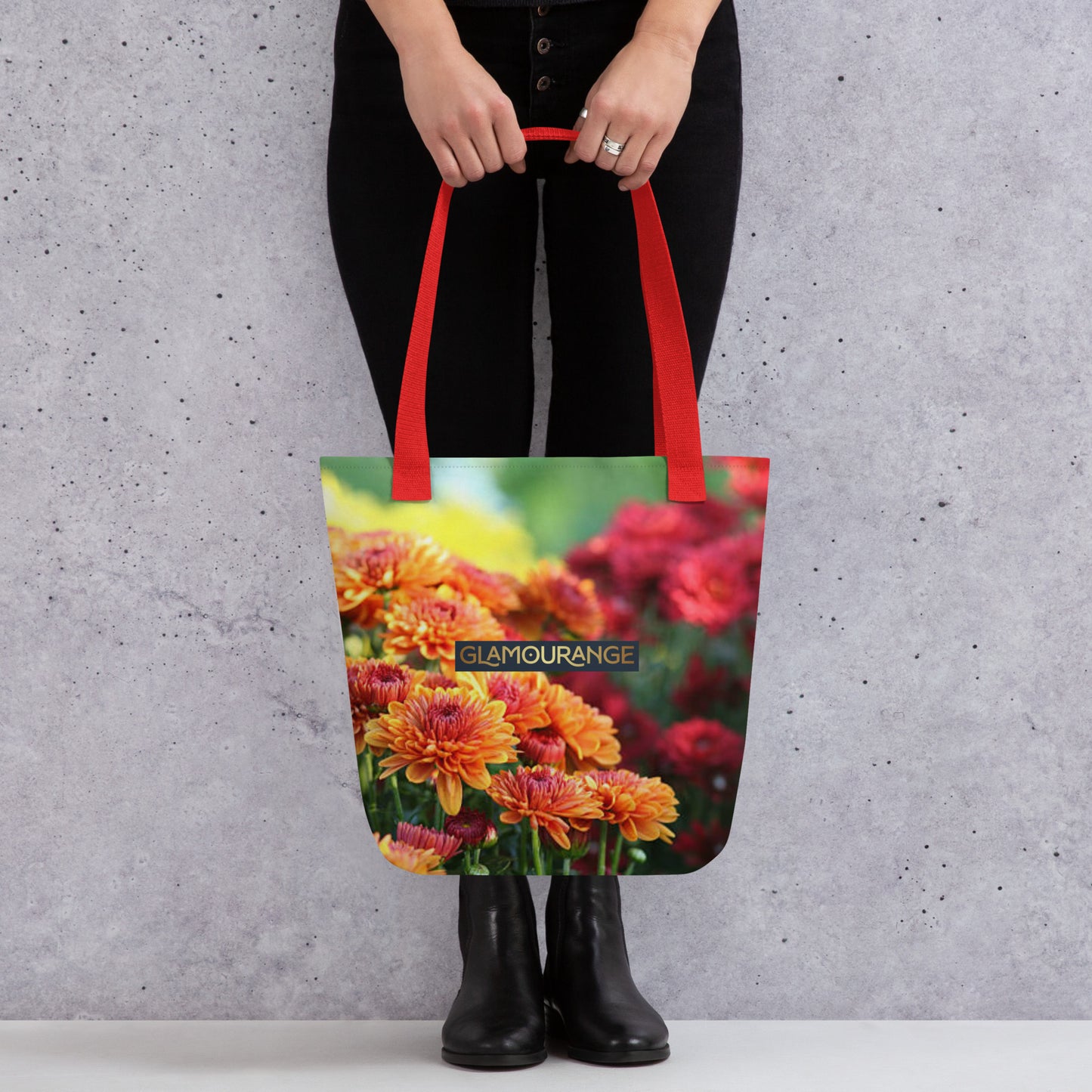 Tote Bag Women Designer (Flower Pattern 0019)