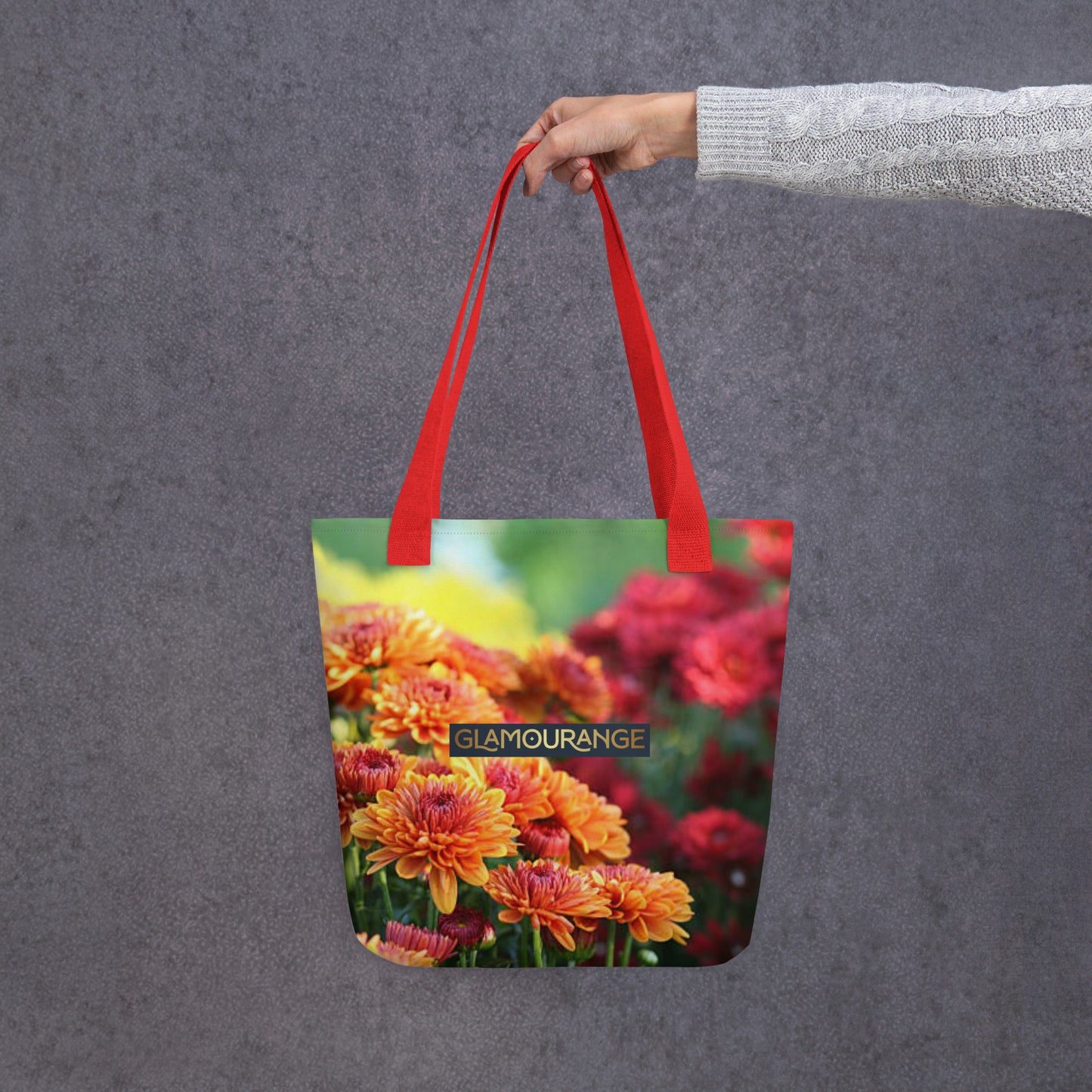 Tote Bag Women Designer (Flower Pattern 0019)