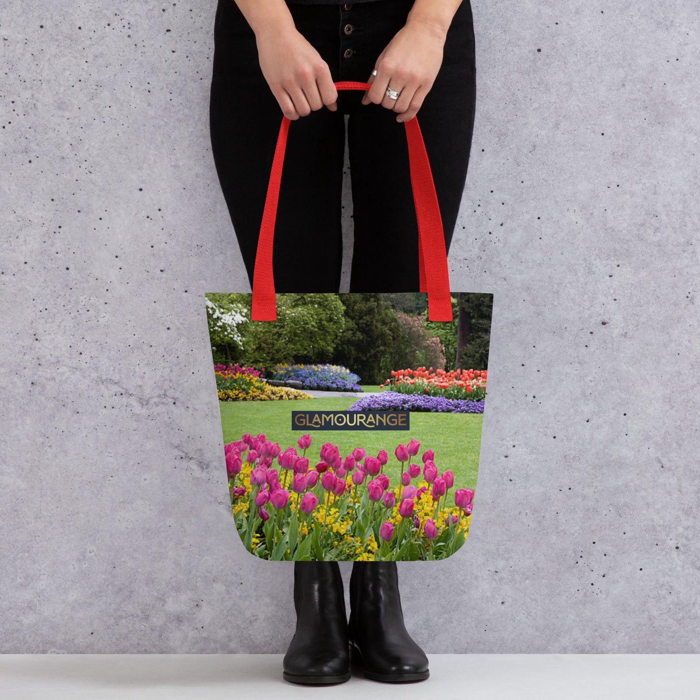 Tote Bag Women Designer (Flower Pattern 0020)