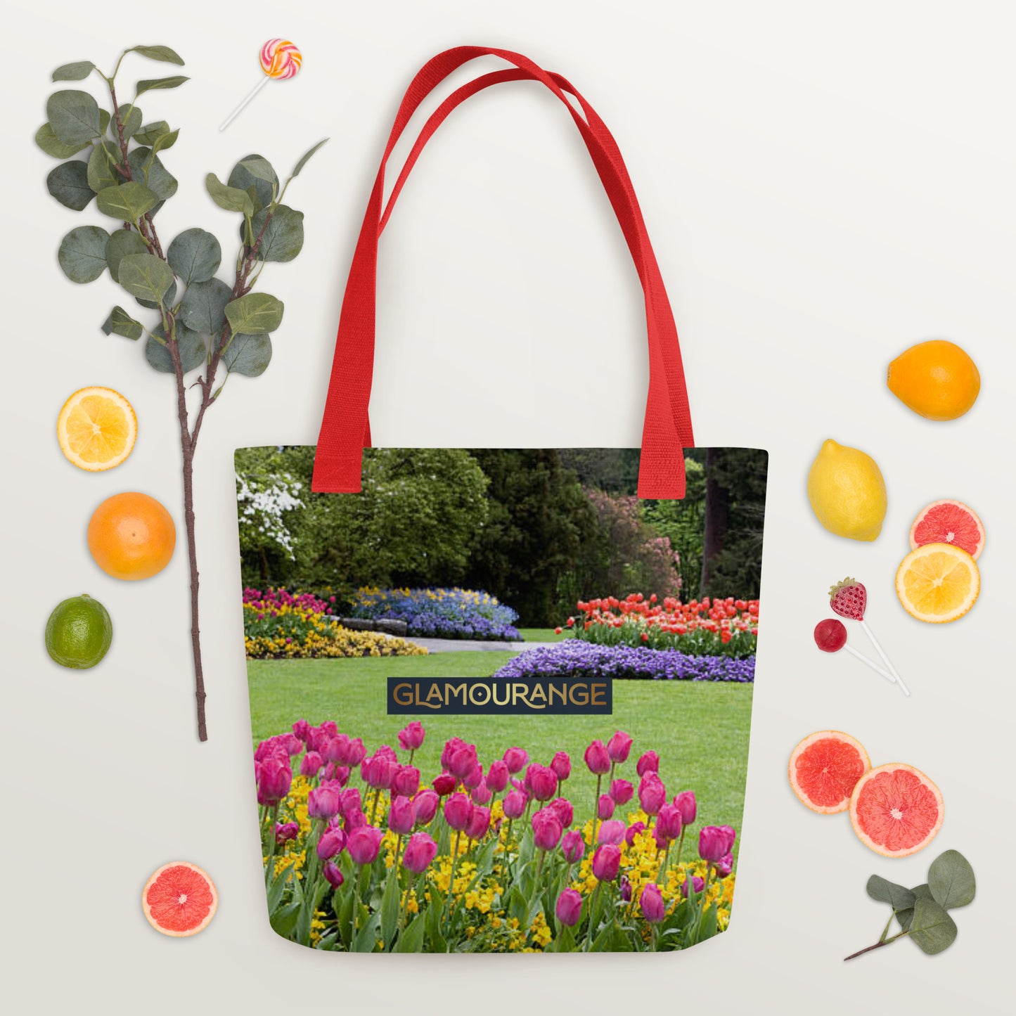 Tote Bag Women Designer (Flower Pattern 0020)