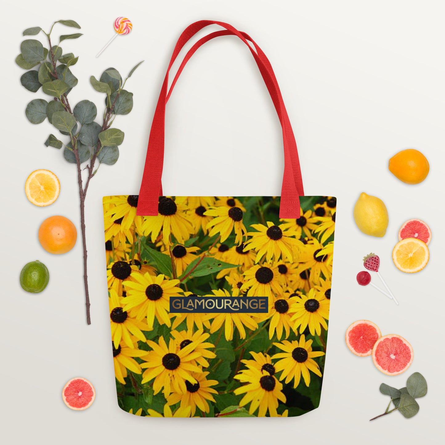 Tote Bag Women Designer (Flower Pattern 0021)