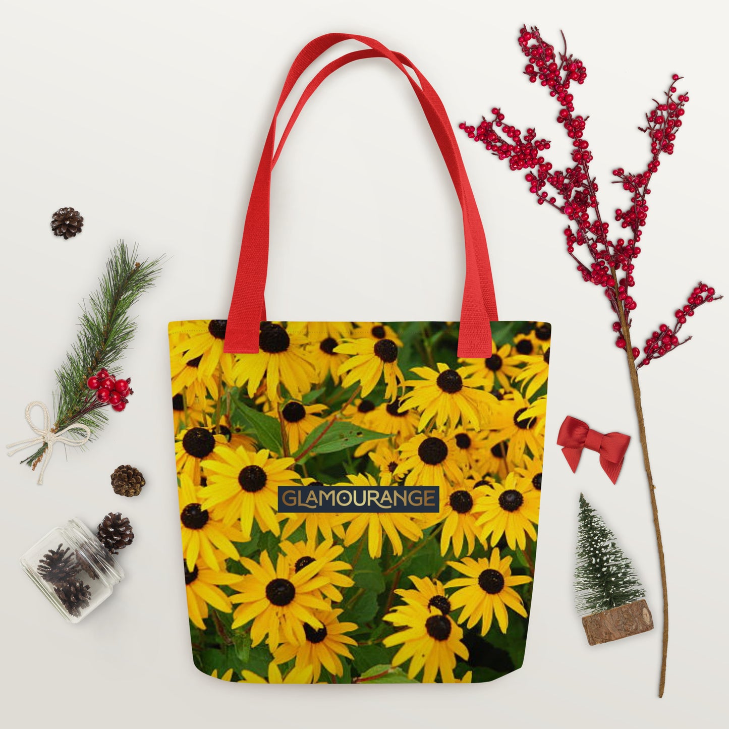 Tote Bag Women Designer (Flower Pattern 0021)