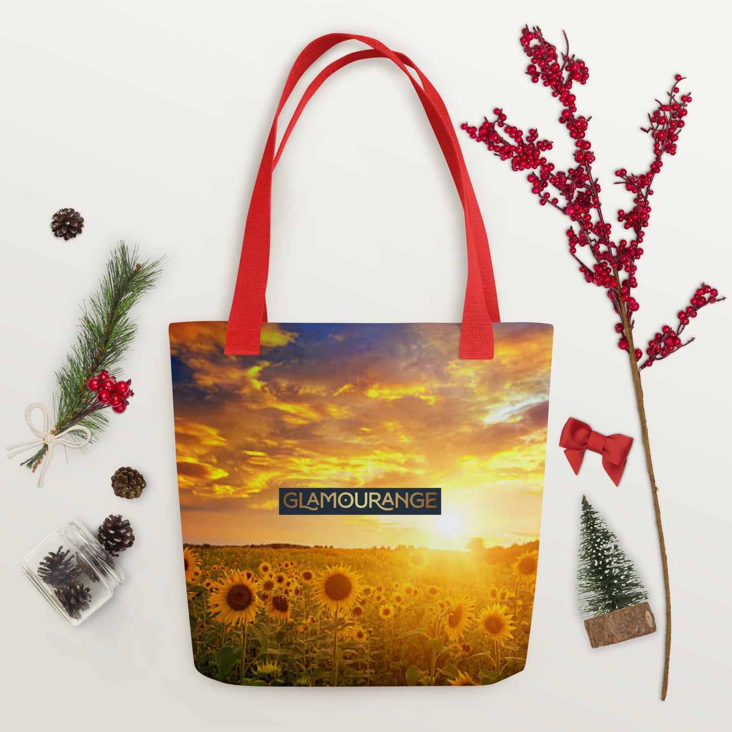 Tote Bag Women Designer (Flower Pattern 0023)