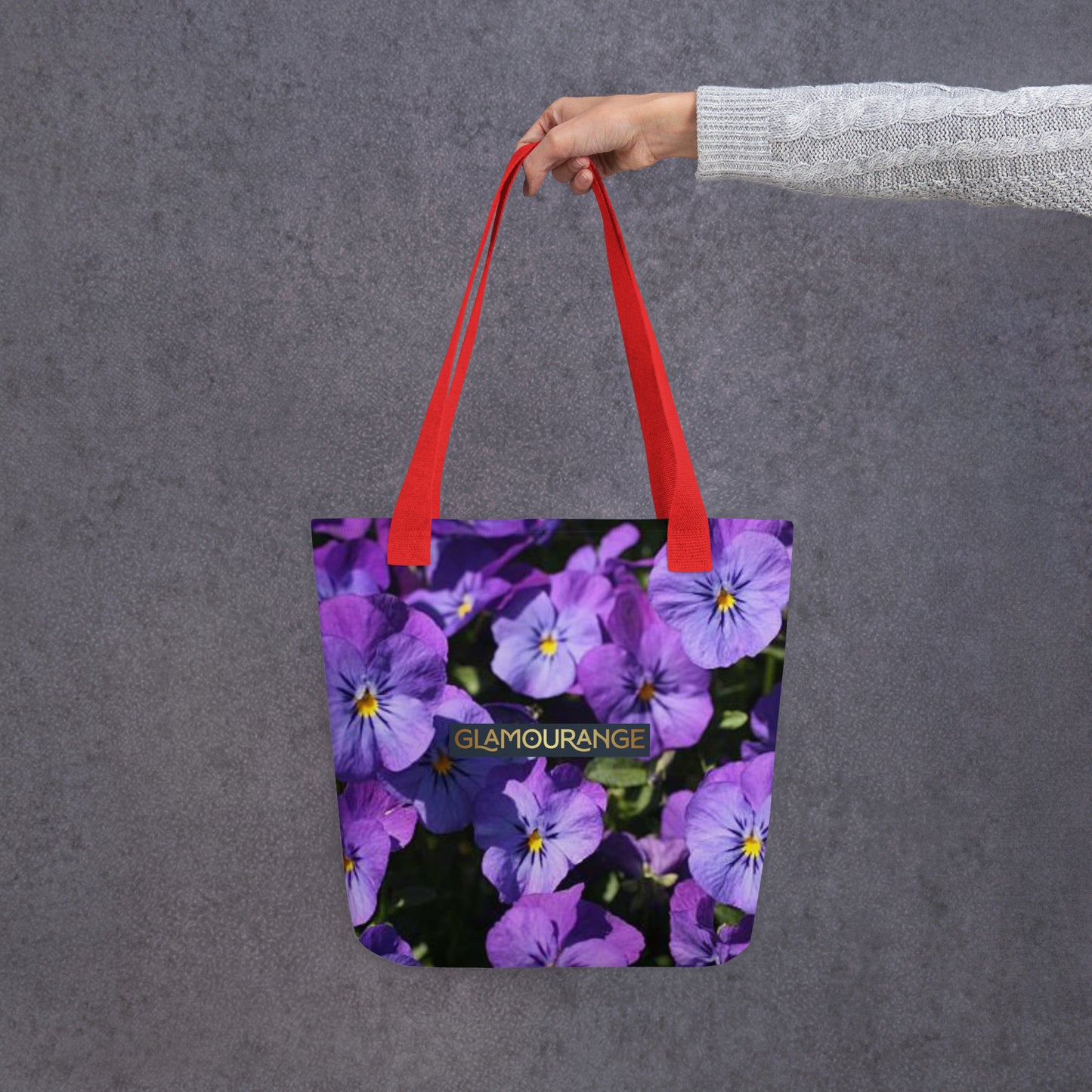 Tote Bag Women Designer (Flower Pattern 0024)