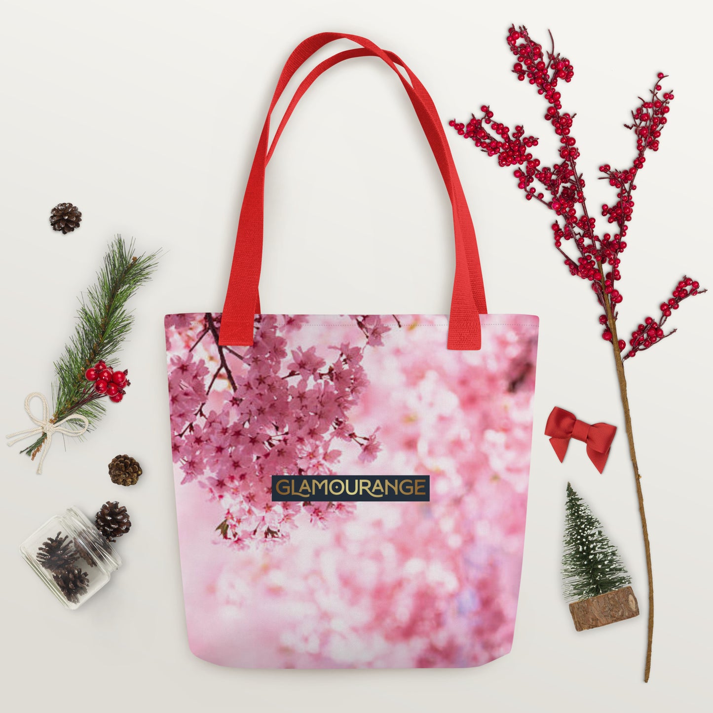 Tote Bag Women Designer (Flower Pattern 0025)