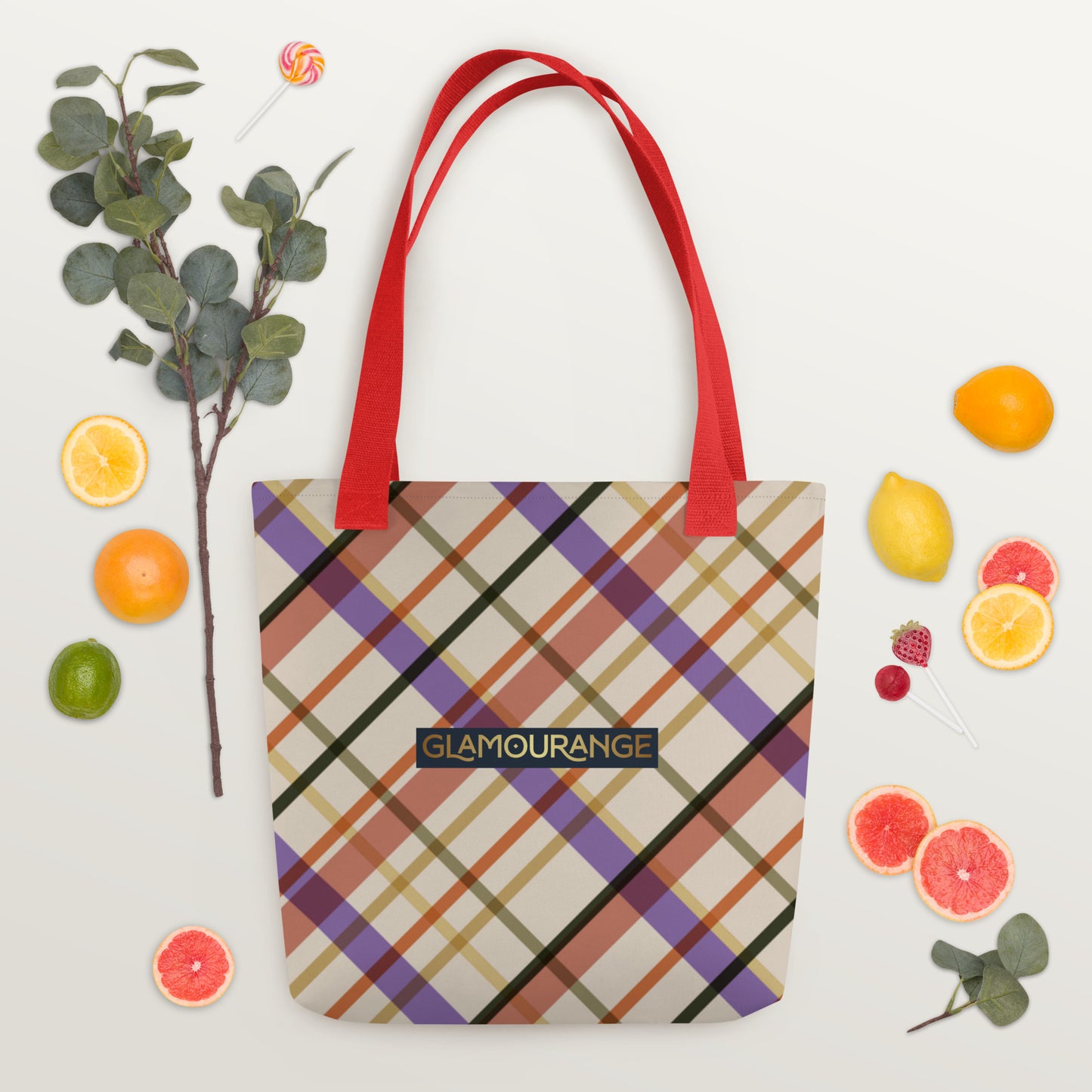 Tote Bag Women Designer (Stripe Bag Pattern 007)