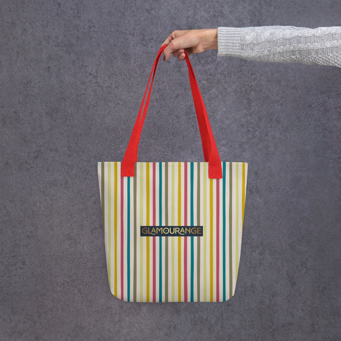 Tote Bag Women Designer (Stripe Bag Pattern 009)