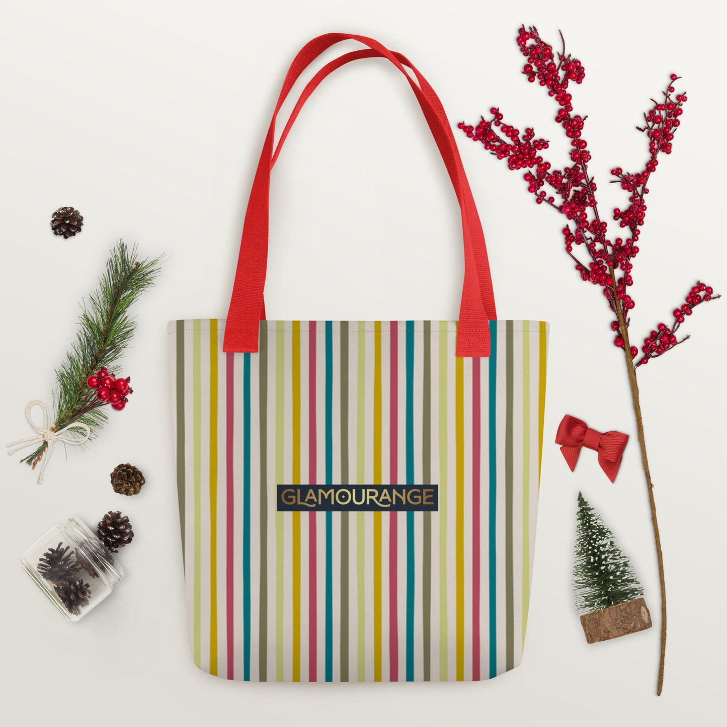 Tote Bag Women Designer (Stripe Bag Pattern 009)