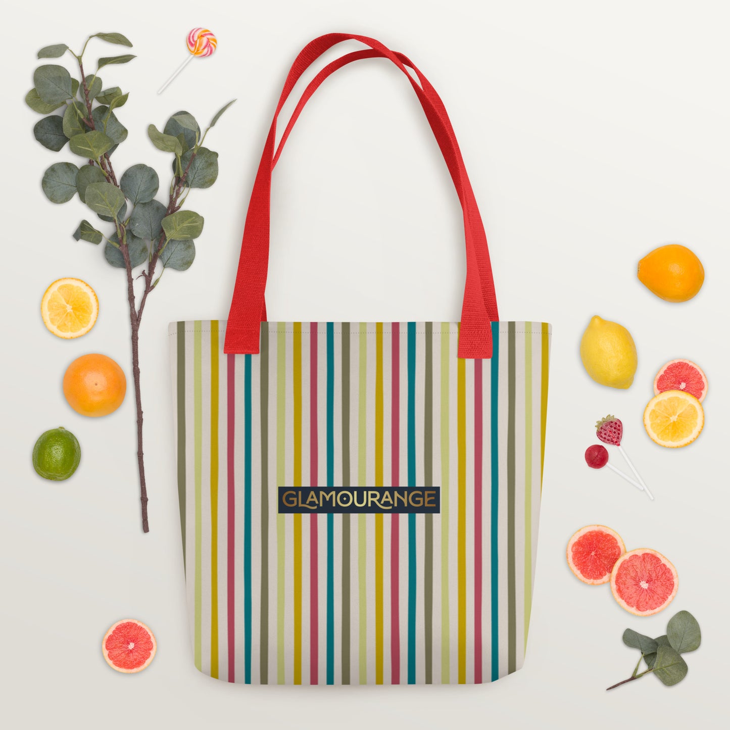 Tote Bag Women Designer (Stripe Bag Pattern 009)