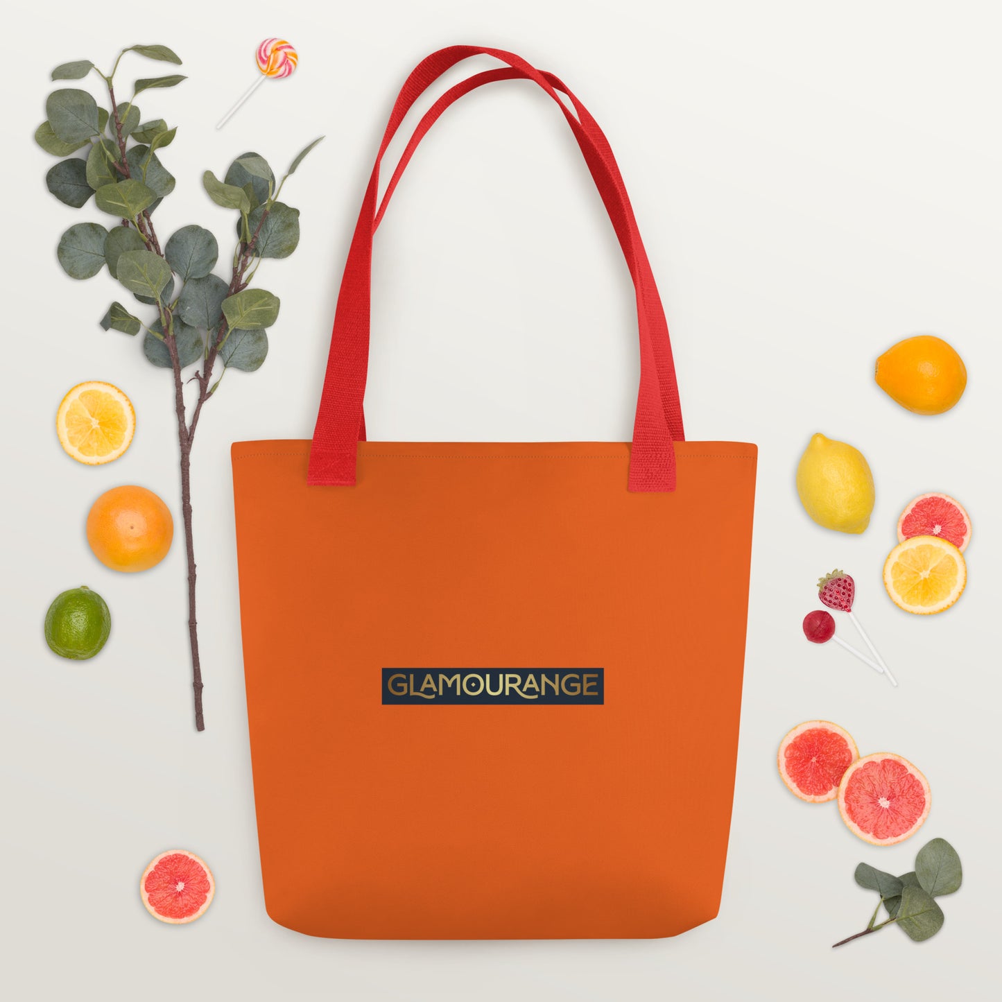 Tote Bag Designer Womens (Orange Colour 003)