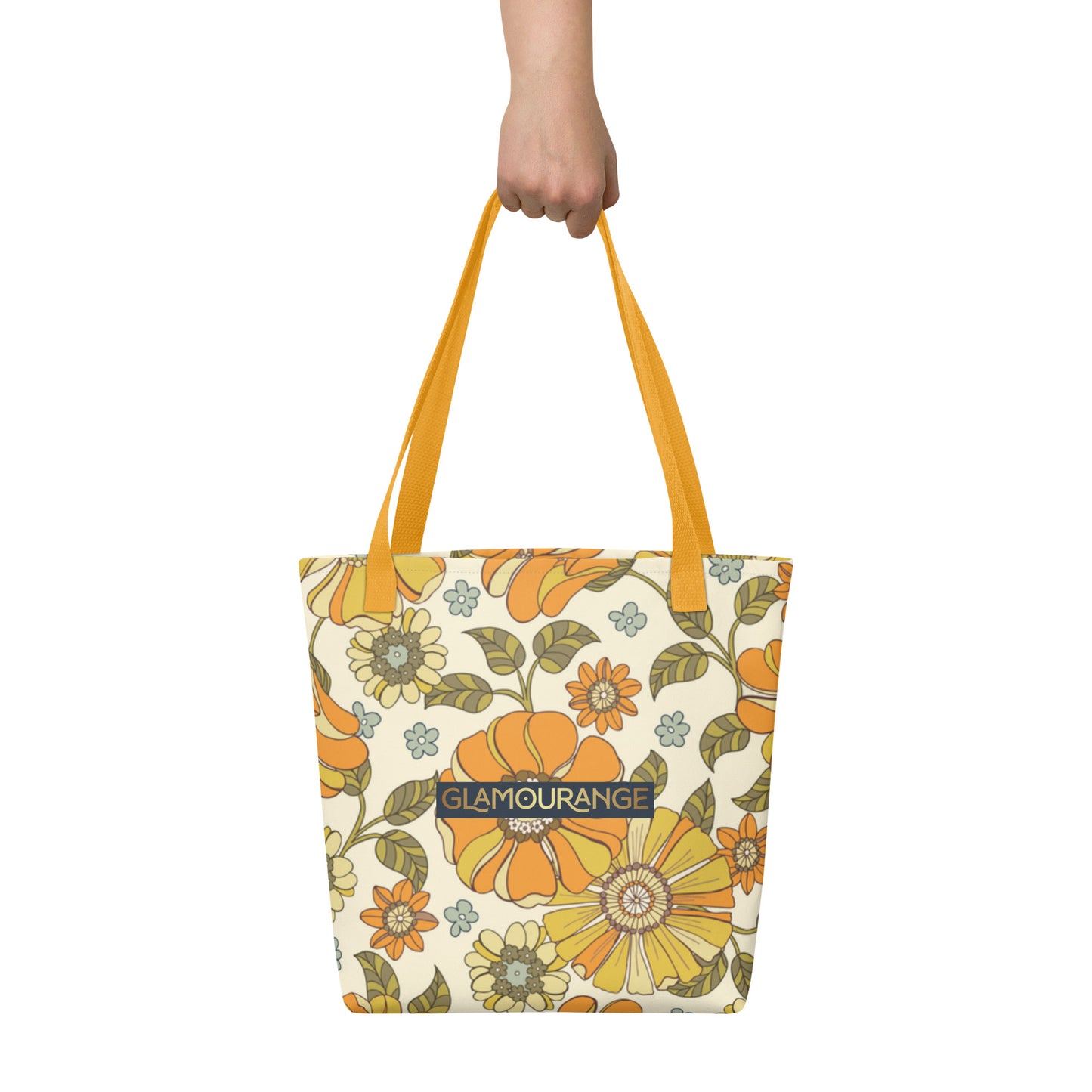 Tote Bag Women Designer (Flower Pattern 005)