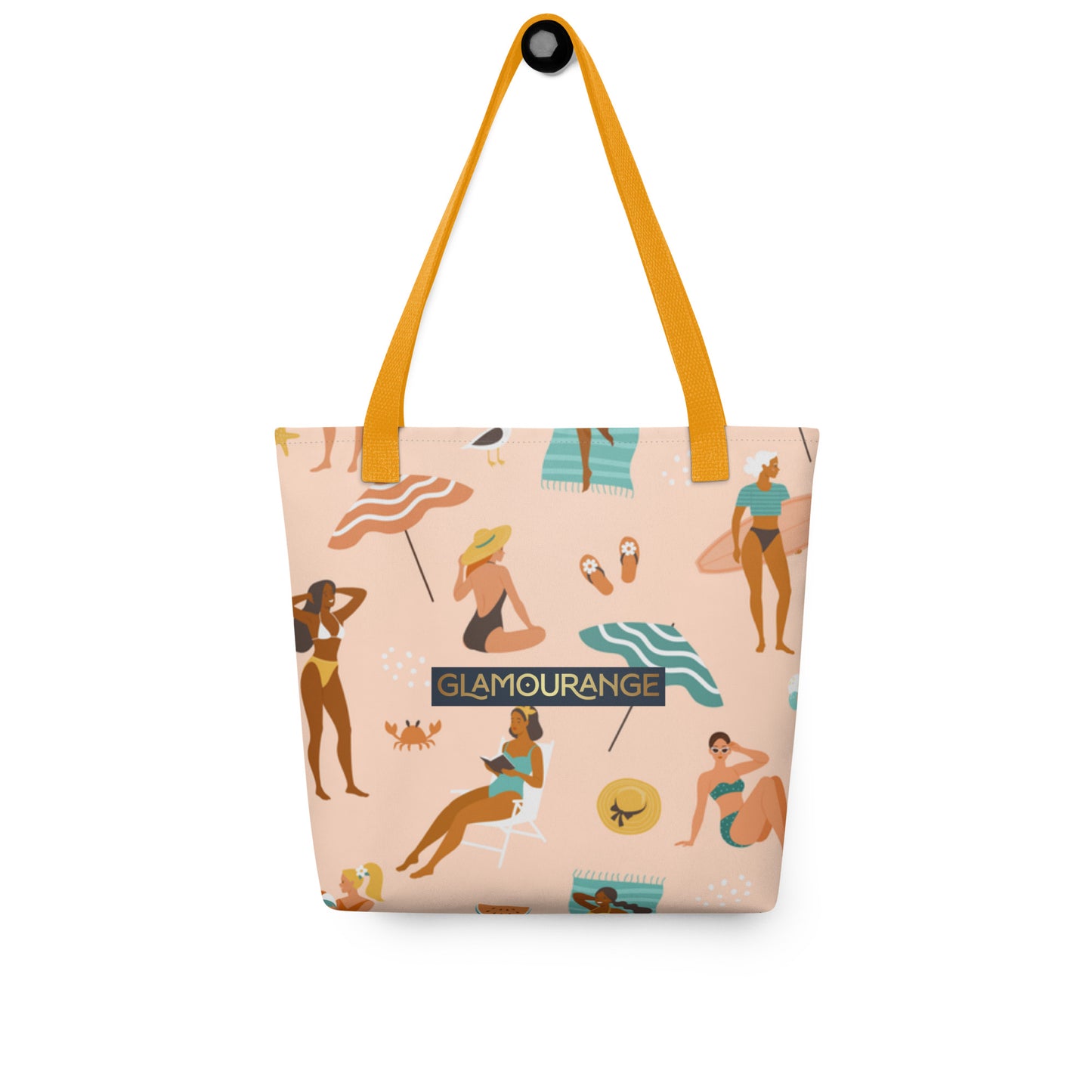 Tote Bag Women Designer (Beach Fun Time Pattern 001)