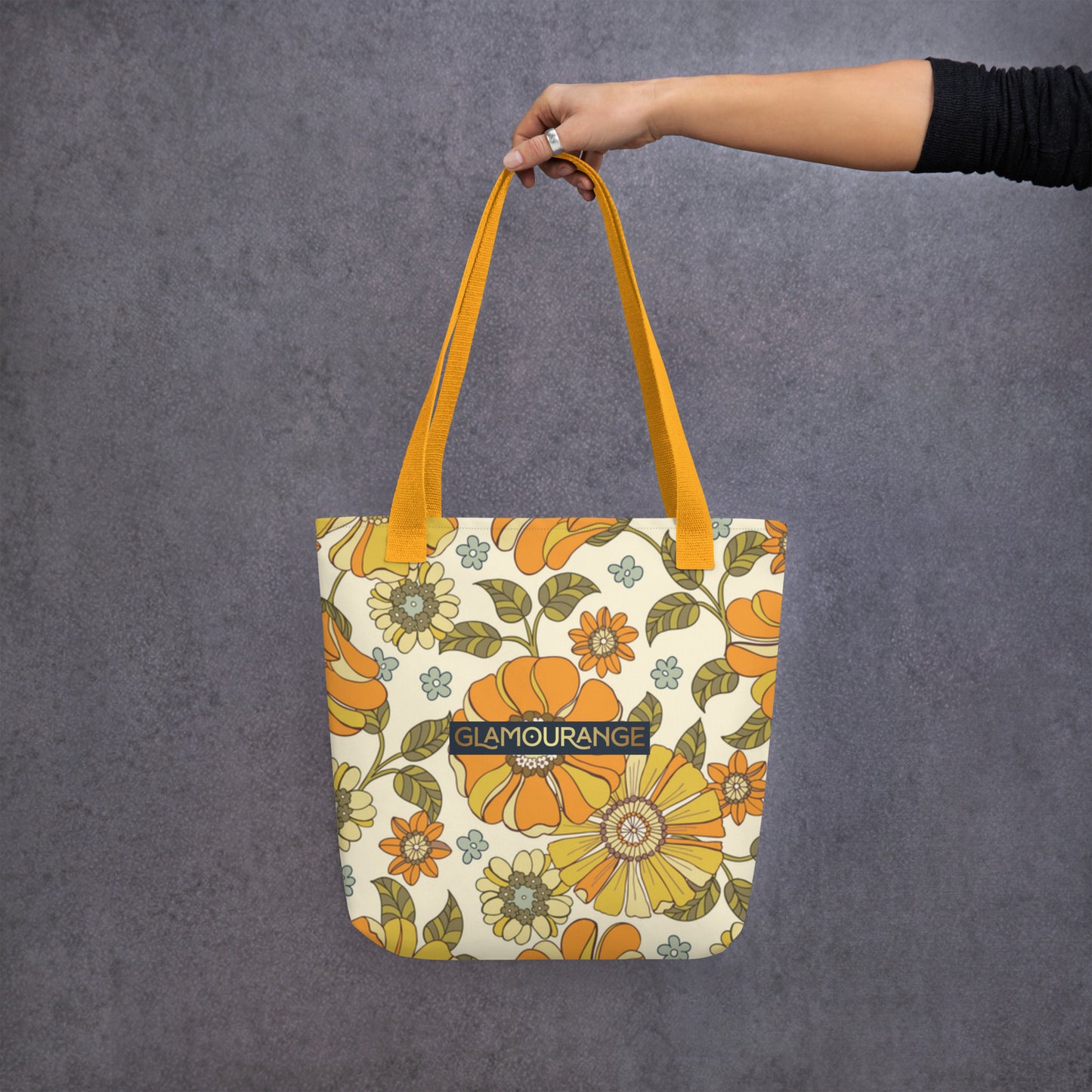 Tote Bag Women Designer (Flower Pattern 005)