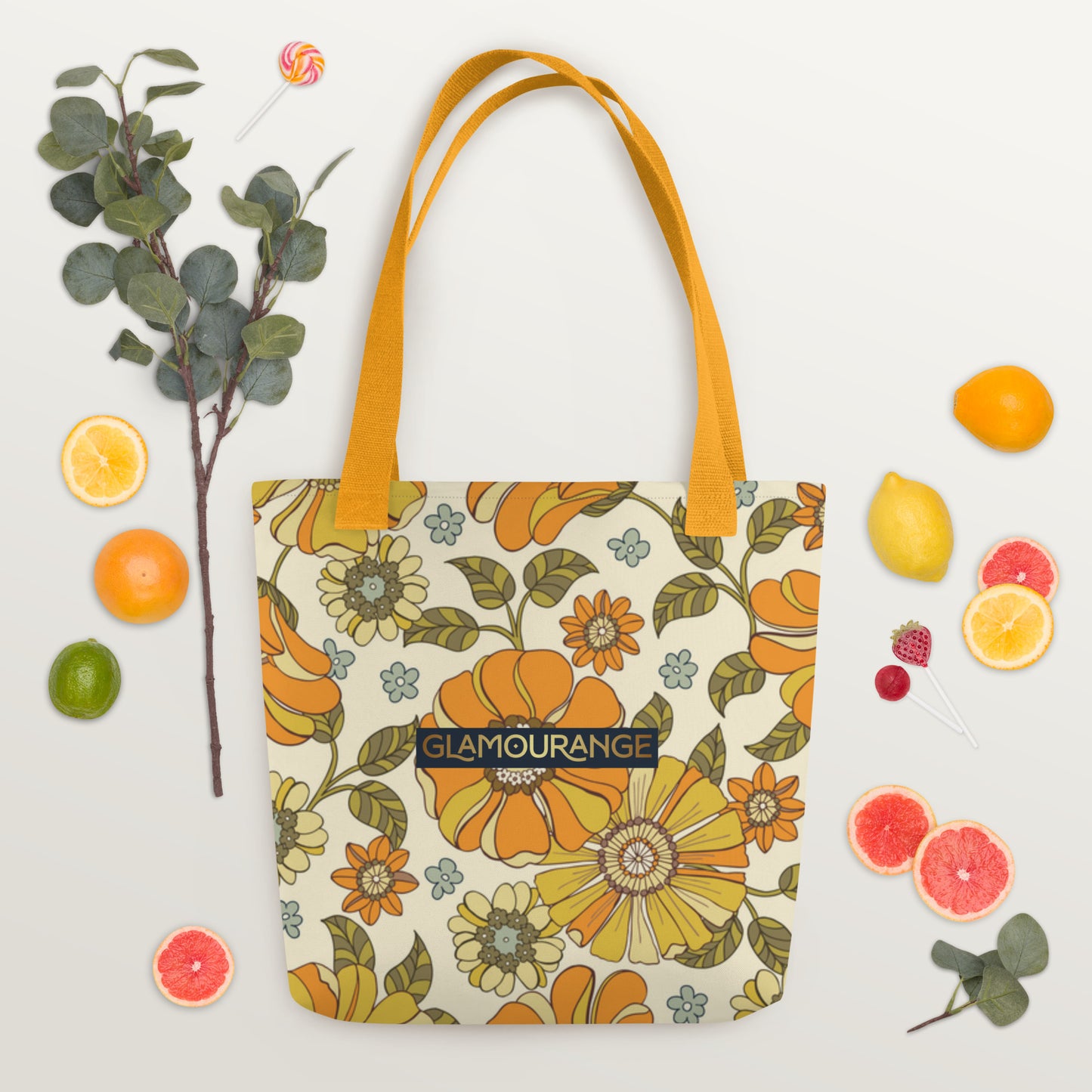 Tote Bag Women Designer (Flower Pattern 005)