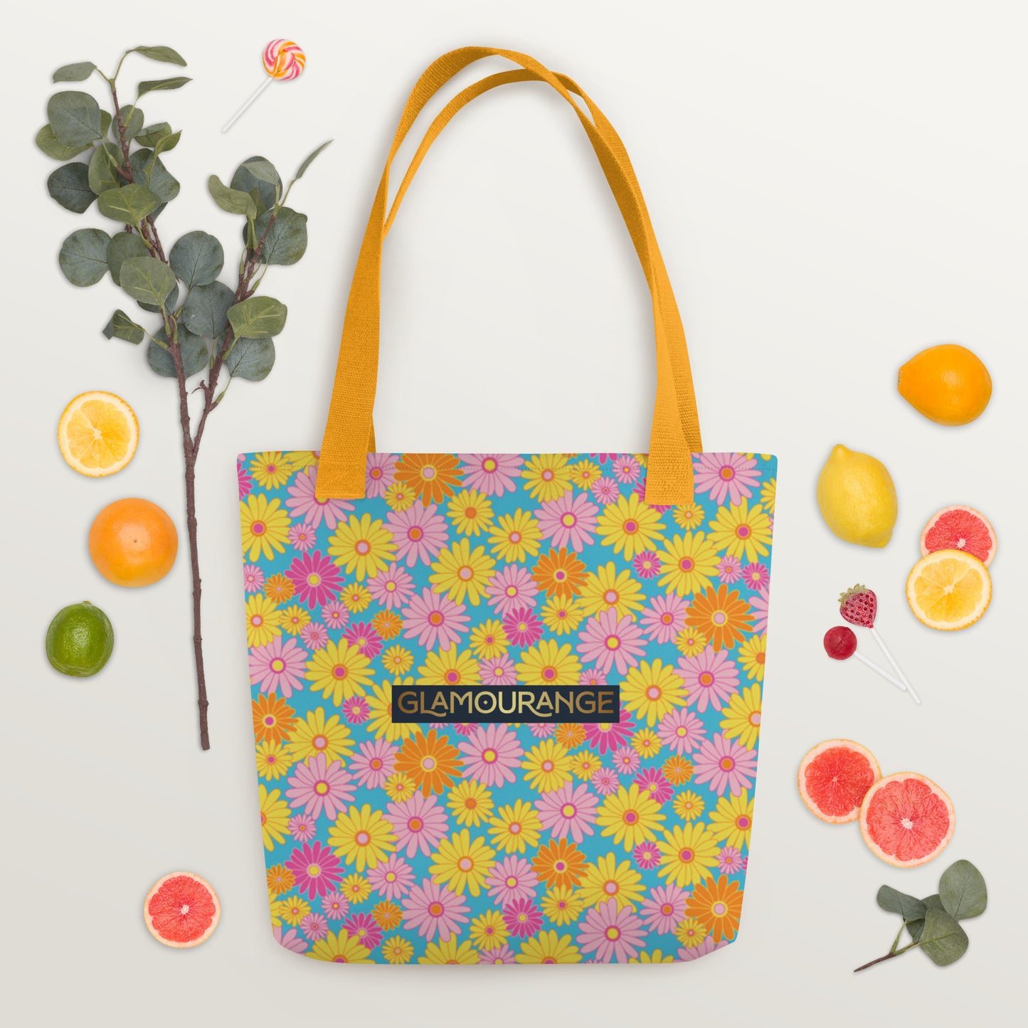 Tote Bag Women Designer (Flower Pattern 006)