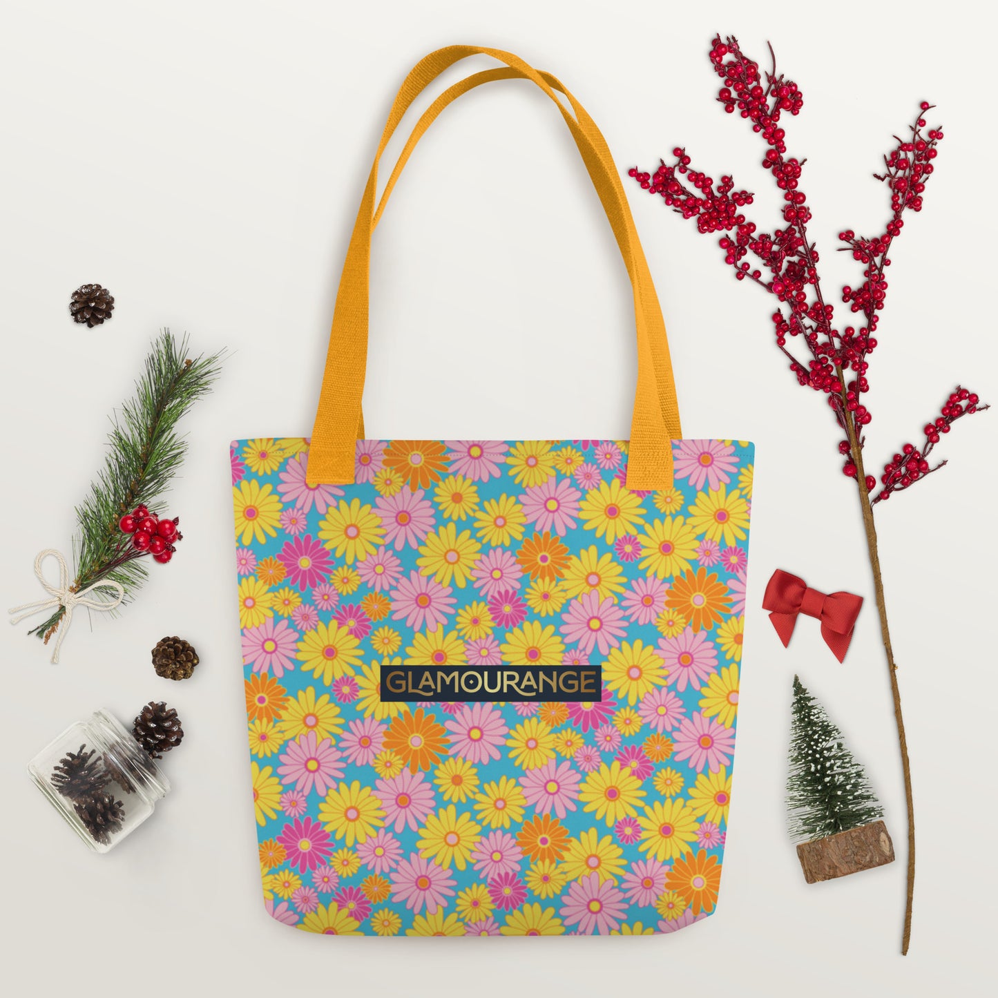 Tote Bag Women Designer (Flower Pattern 006)