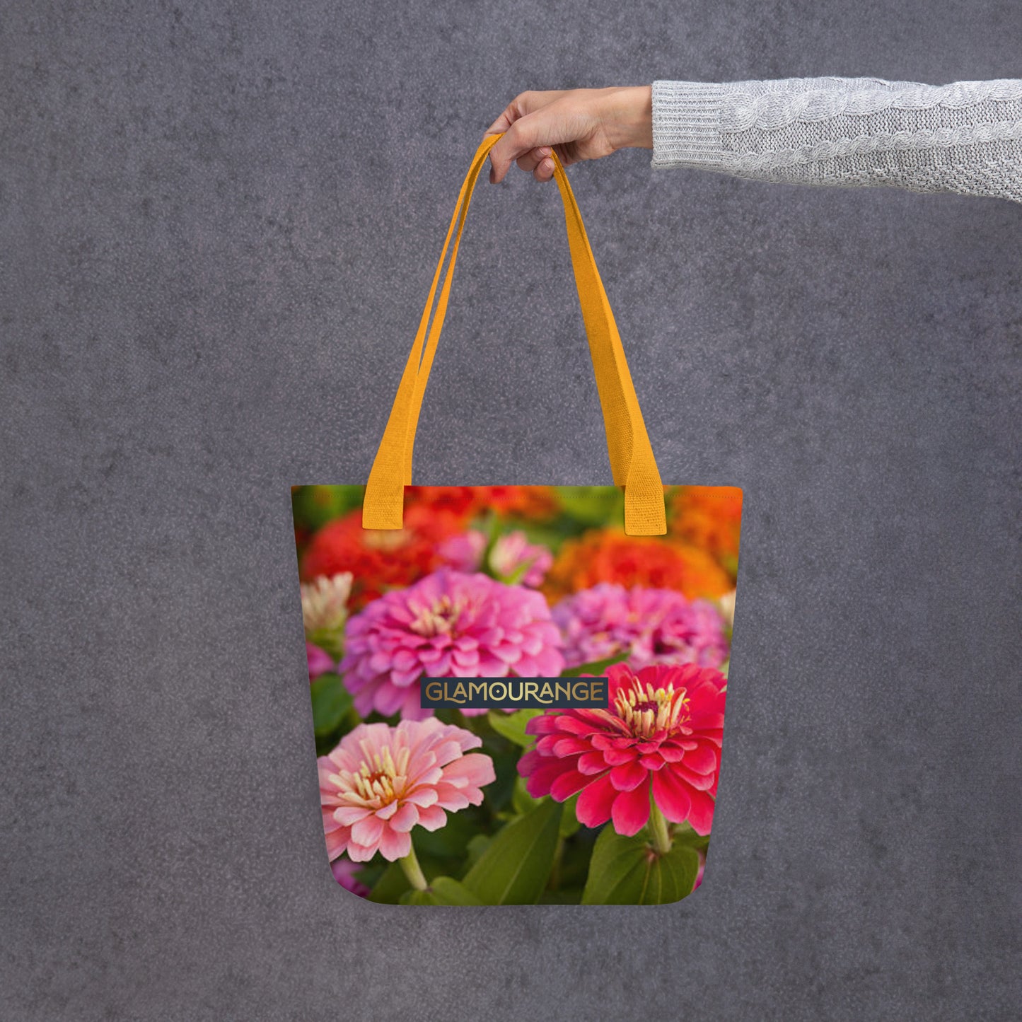 Tote Bag Women Designer (Flower Pattern 0015)