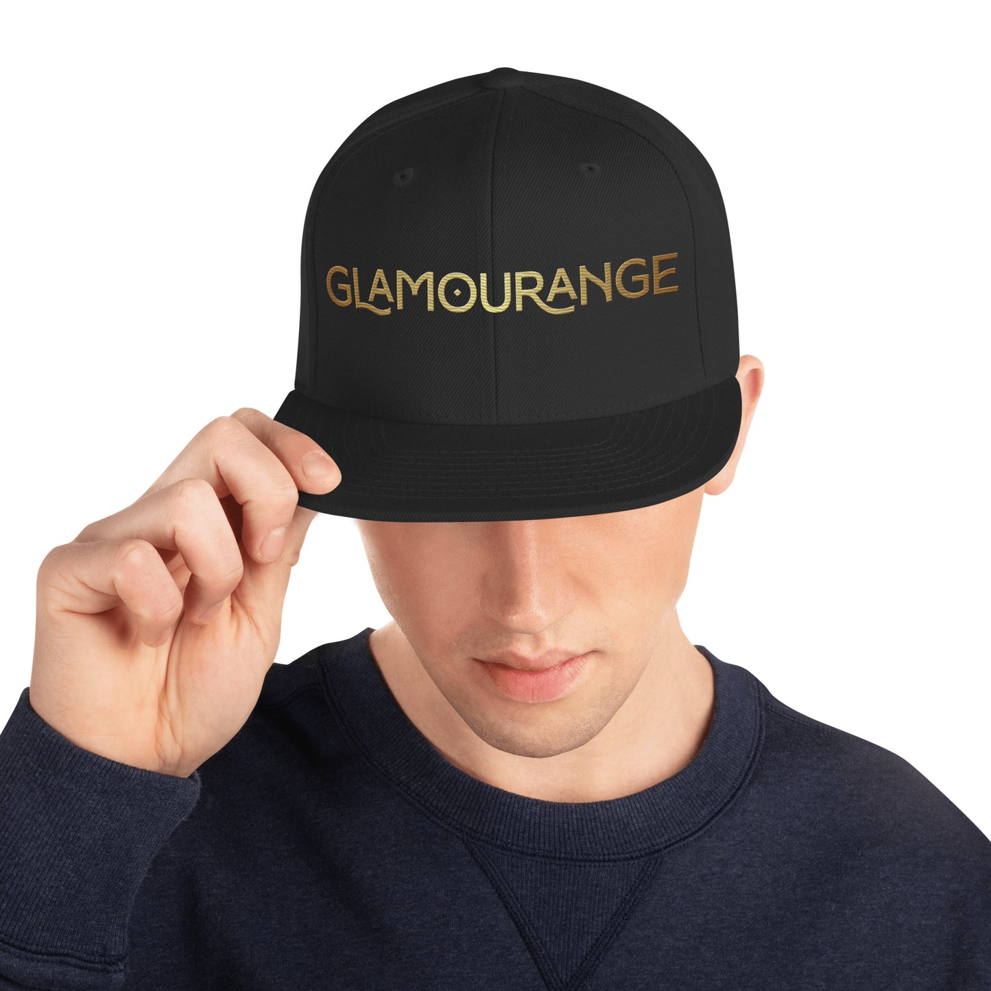 Classic Snapback Hat (Glamourange Limited Editions: Large Logo - 001 Model)