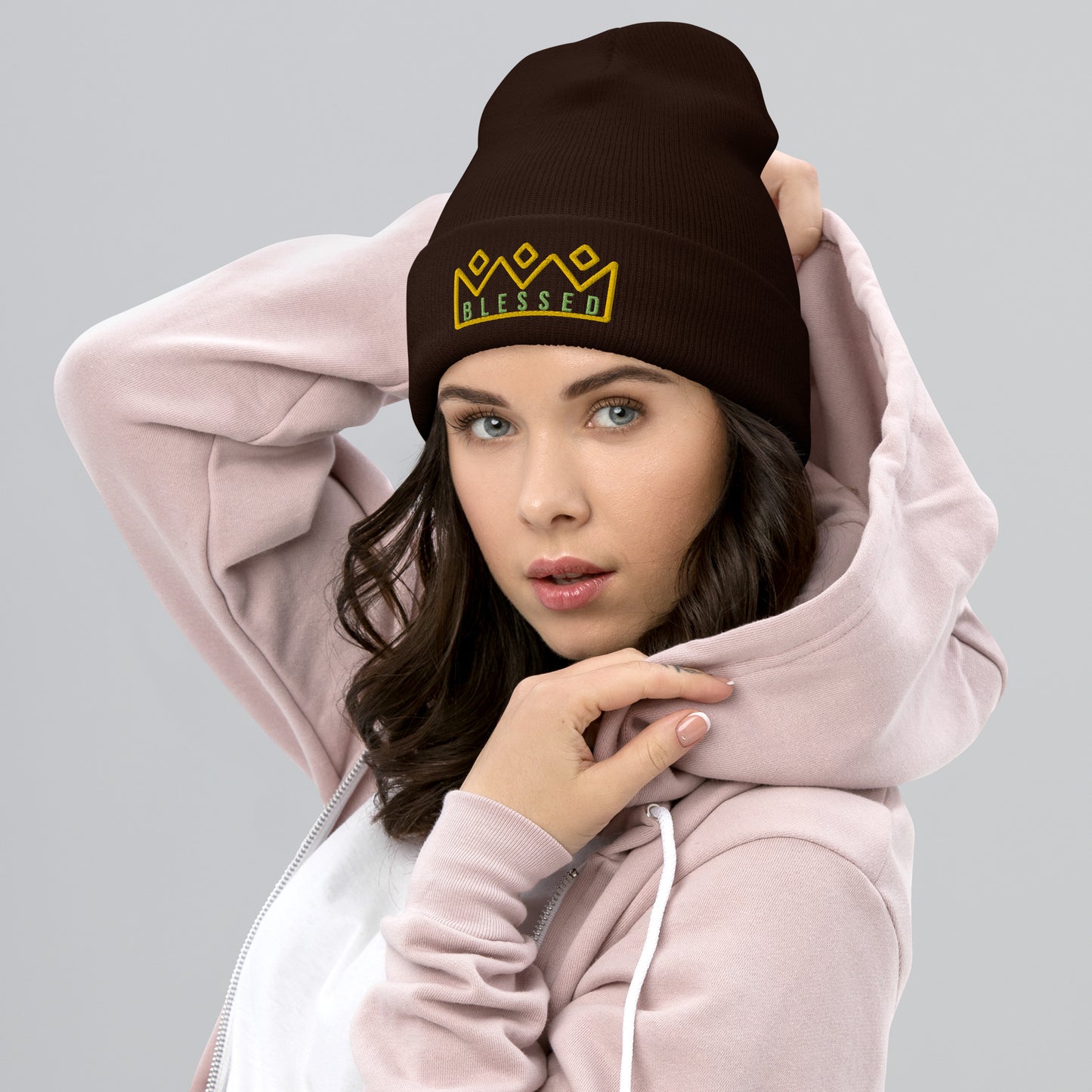 Cuffed Beanie Women Designer (Luxury Cuffed Beanie - Colour 0011)