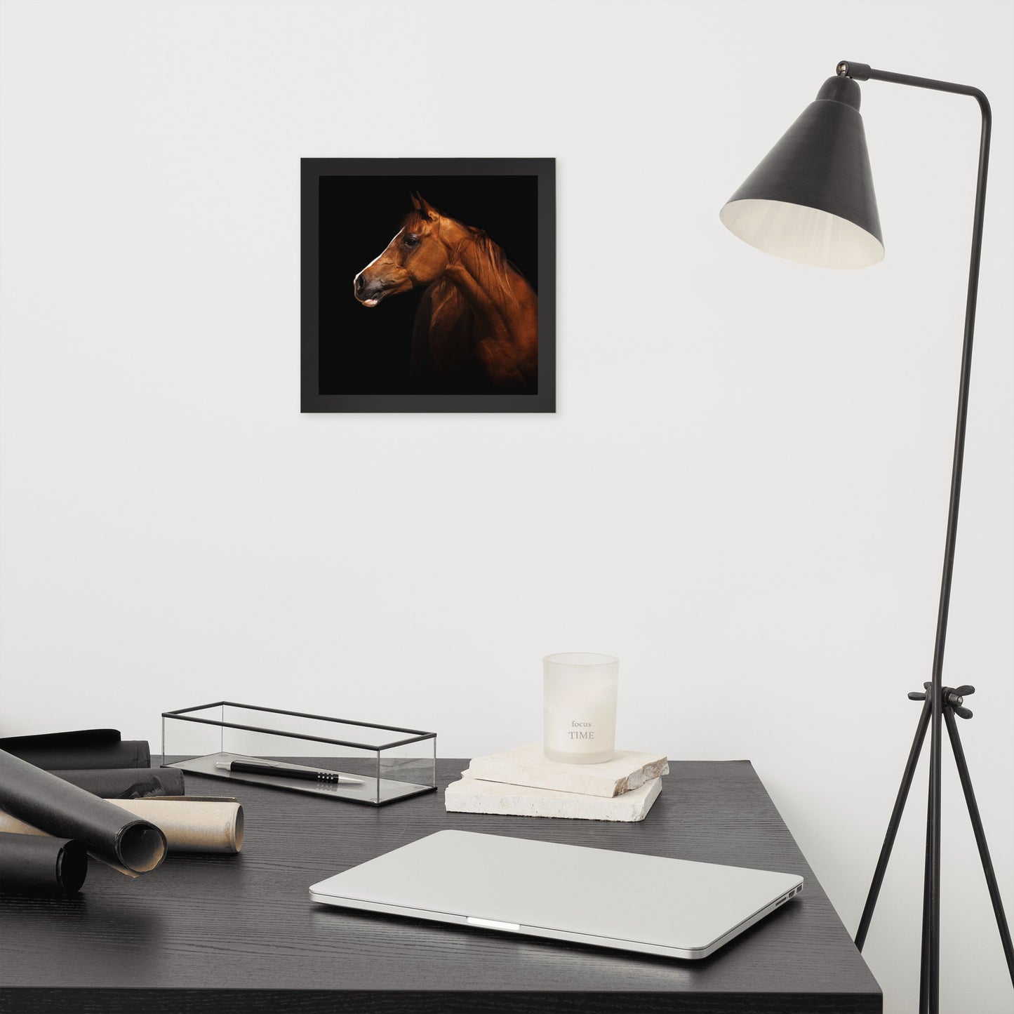 Framed Poster (Horse Wall Art Horizontal - Model 006)