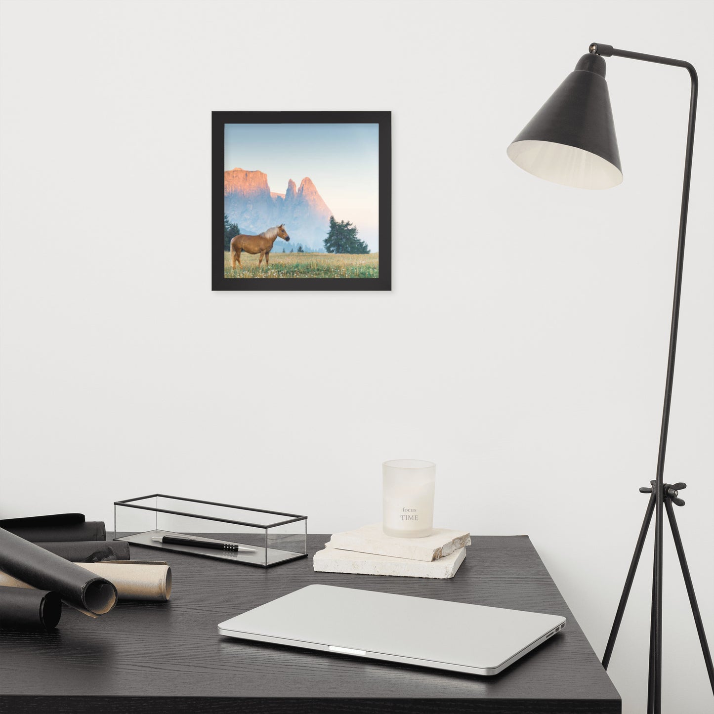 Framed Poster (Horse Wall Art Horizontal - Model 0015)