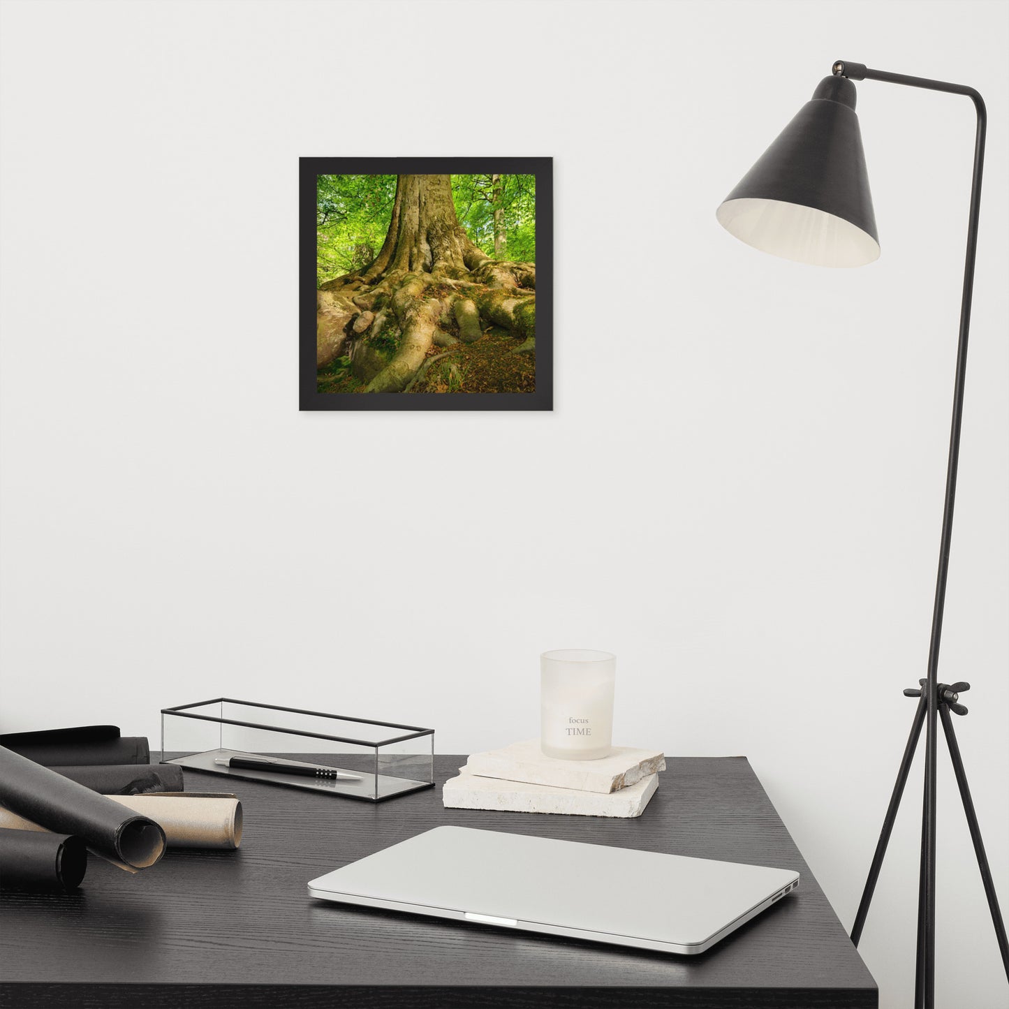 Scenic Nature View Framed Poster Wall Art (Horizontal Model 002)