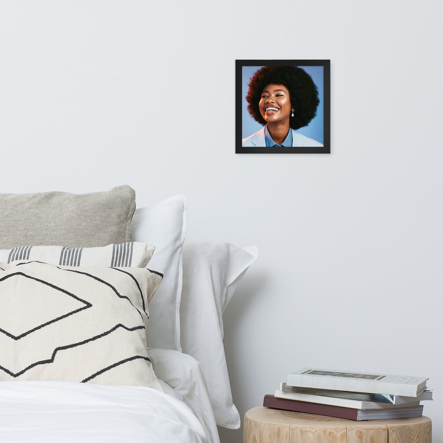 Smiles + Laughter = Priceless. Framed Poster Wall Art (Horizontal Model 0015)