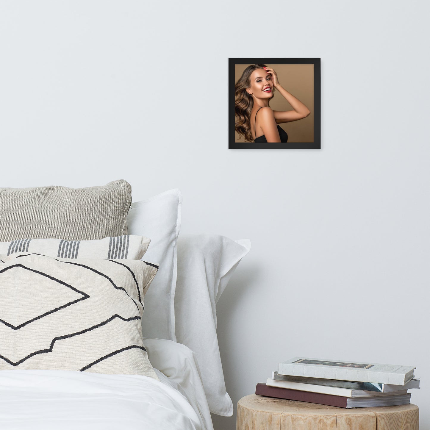 Smiles + Laughter = Priceless. Framed Poster Wall Art (Horizontal Model 0019)