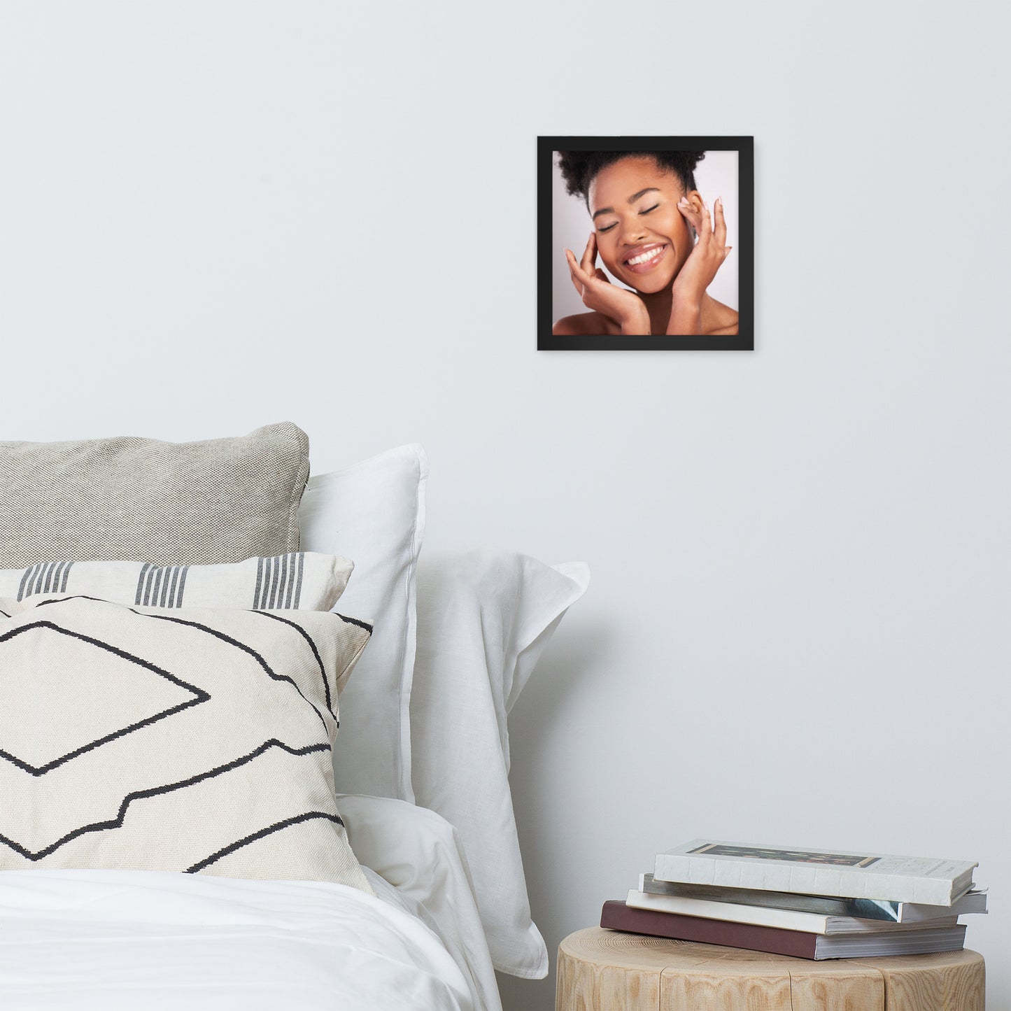 Smiles + Laughter = Priceless. Framed Poster Wall Art (Horizontal Model 0022)