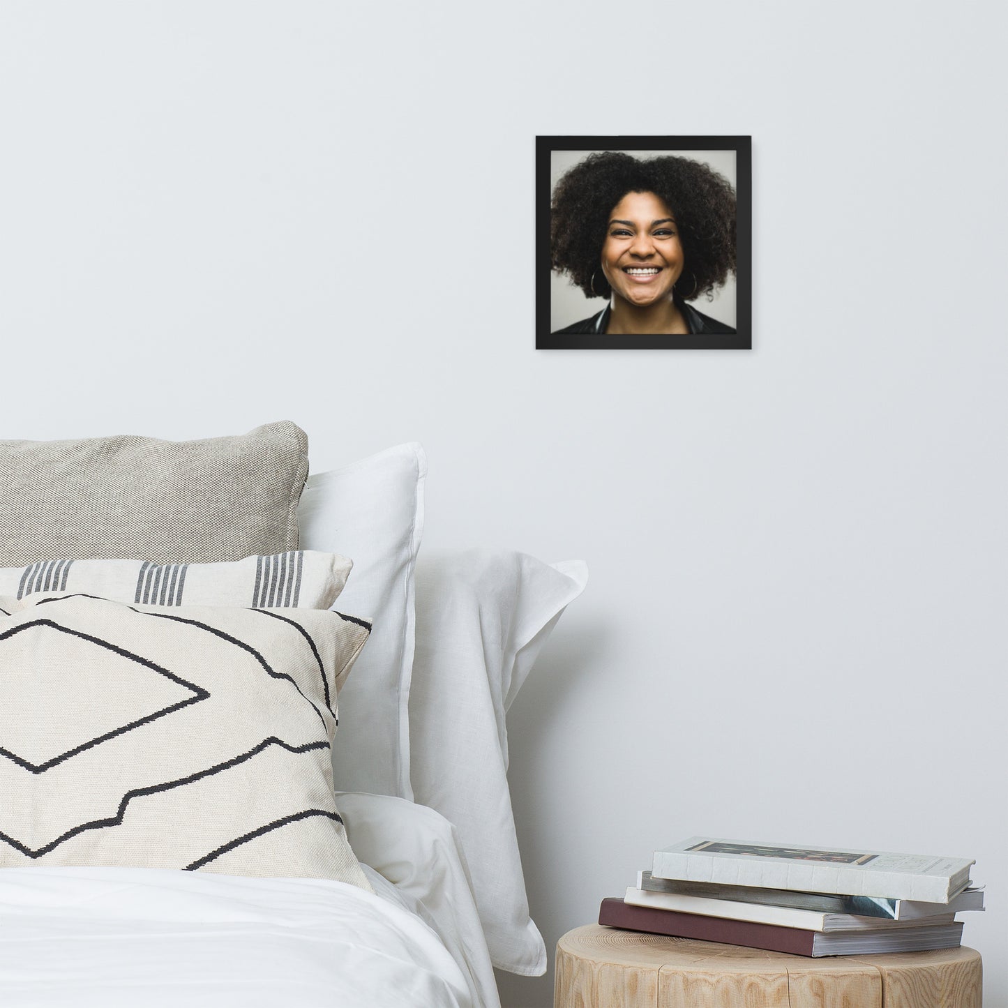 Smiles + Laughter = Priceless. Framed Poster Wall Art (Horizontal Model 0028)