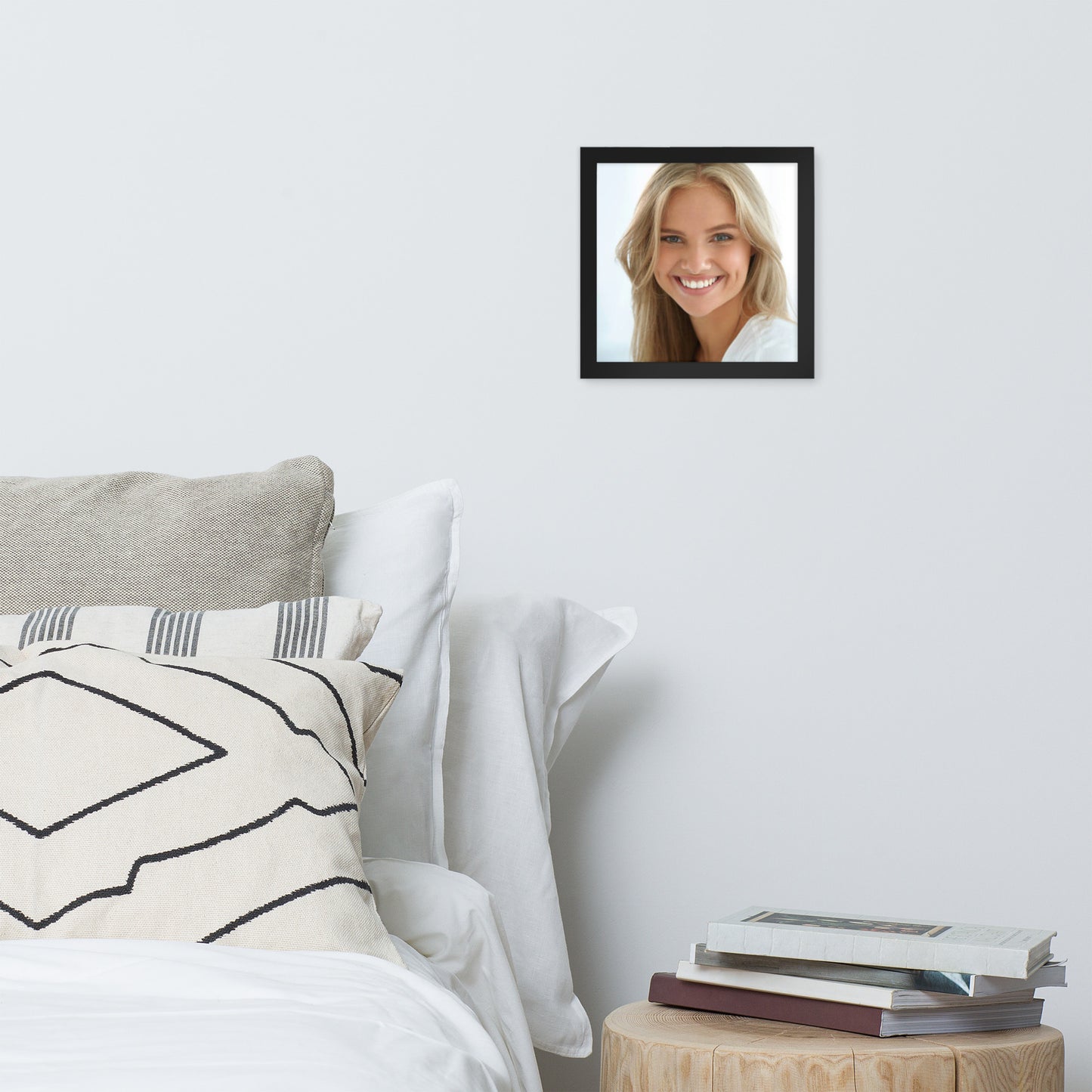 Smiles + Laughter = Priceless. Framed Poster Wall Art (Horizontal Model 0037)