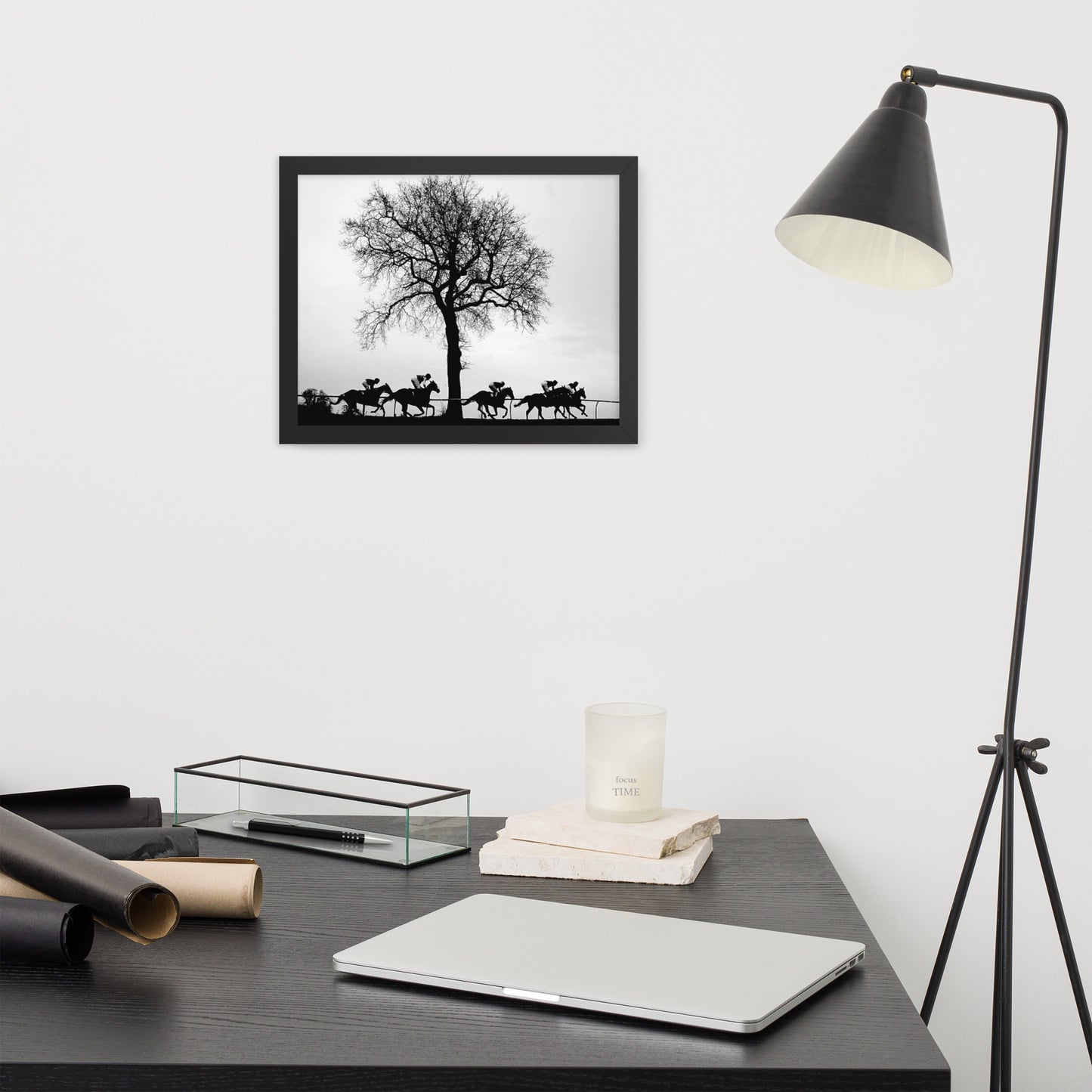 Framed Poster (Horse Wall Art Horizontal - Model 001)