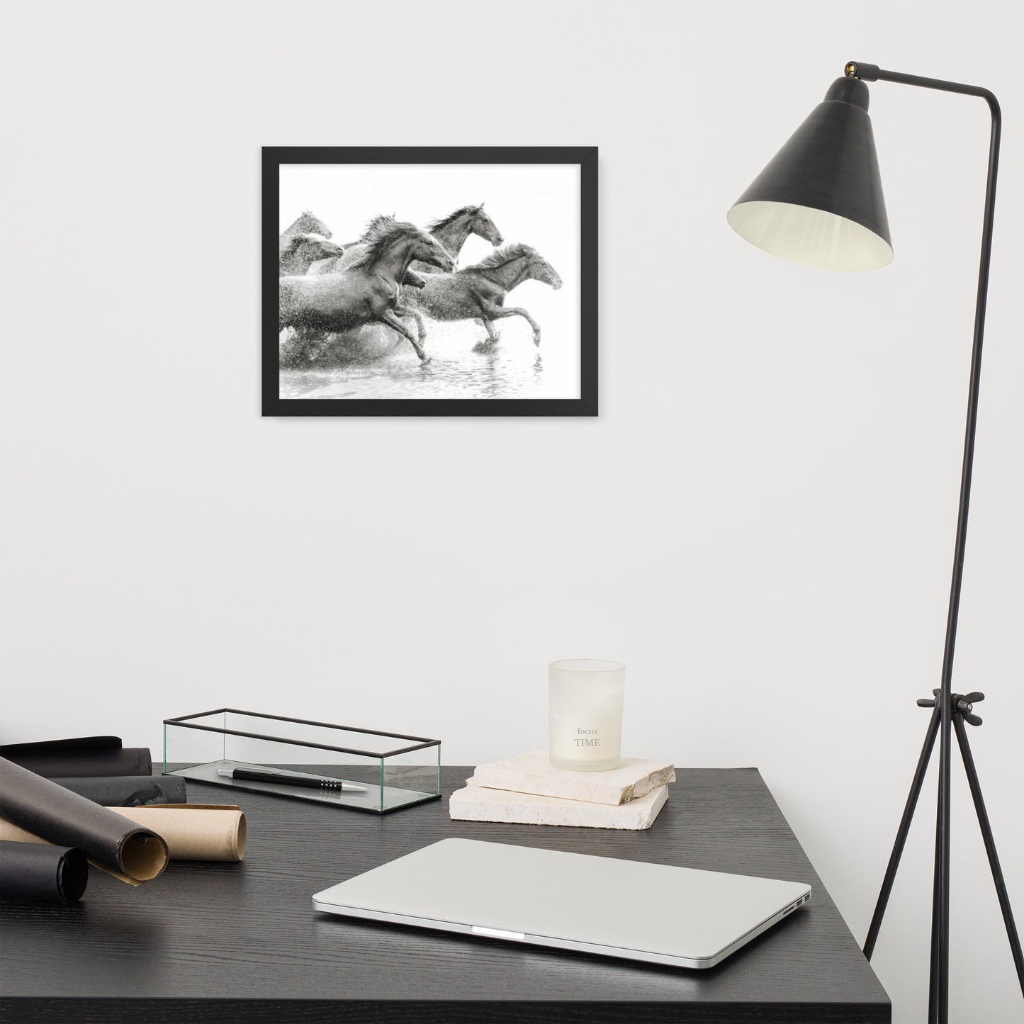 Framed Poster (Horse Wall Art Horizontal - Model 002)