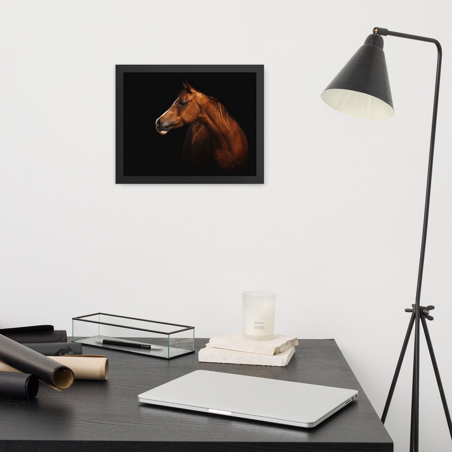 Framed Poster (Horse Wall Art Horizontal - Model 006)