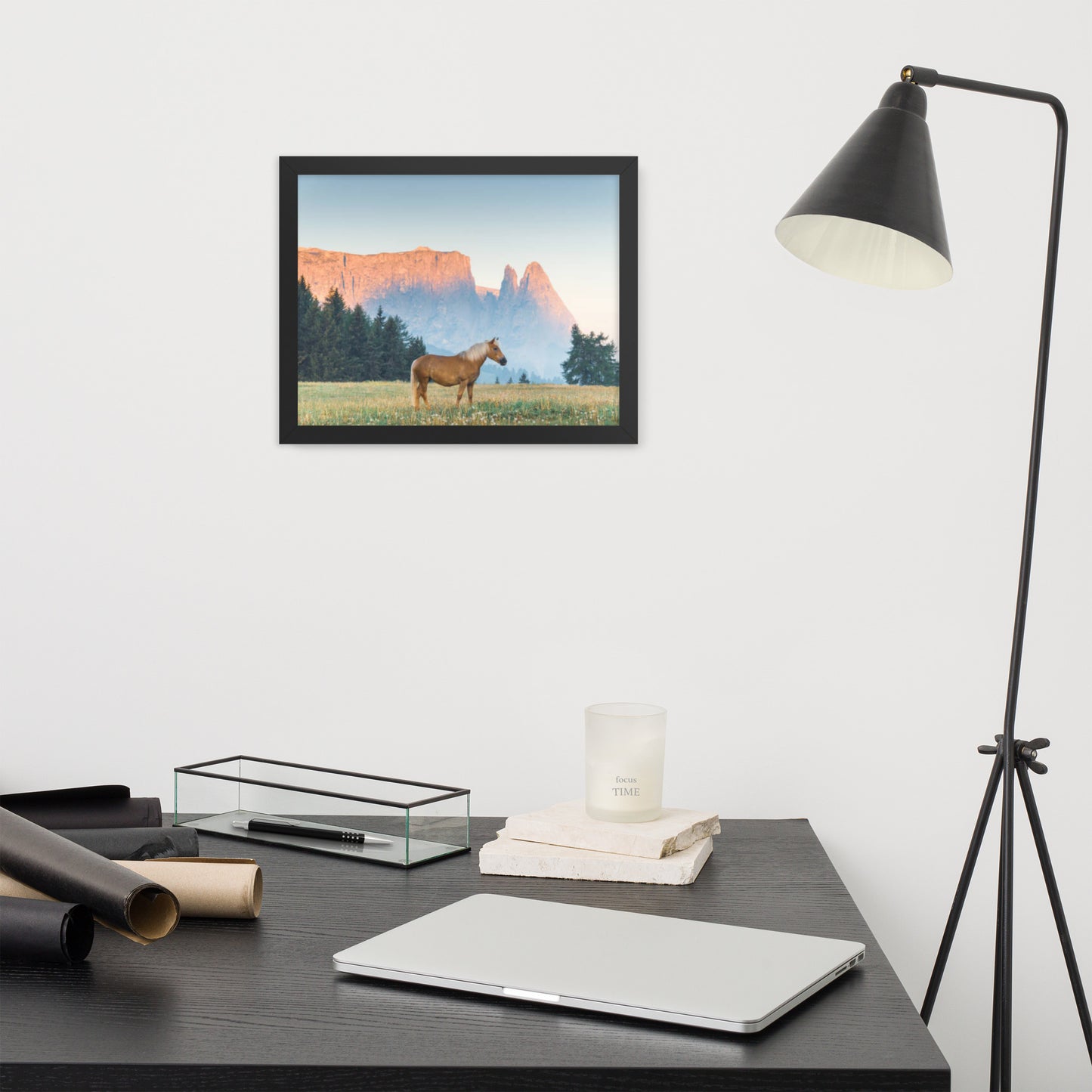 Framed Poster (Horse Wall Art Horizontal - Model 0015)