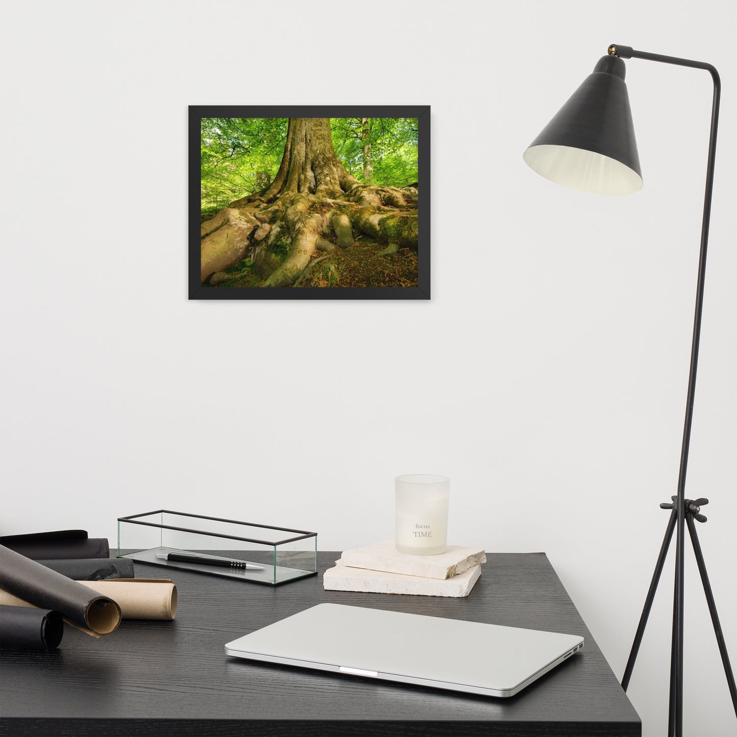 Scenic Nature View Framed Poster Wall Art (Horizontal Model 002)