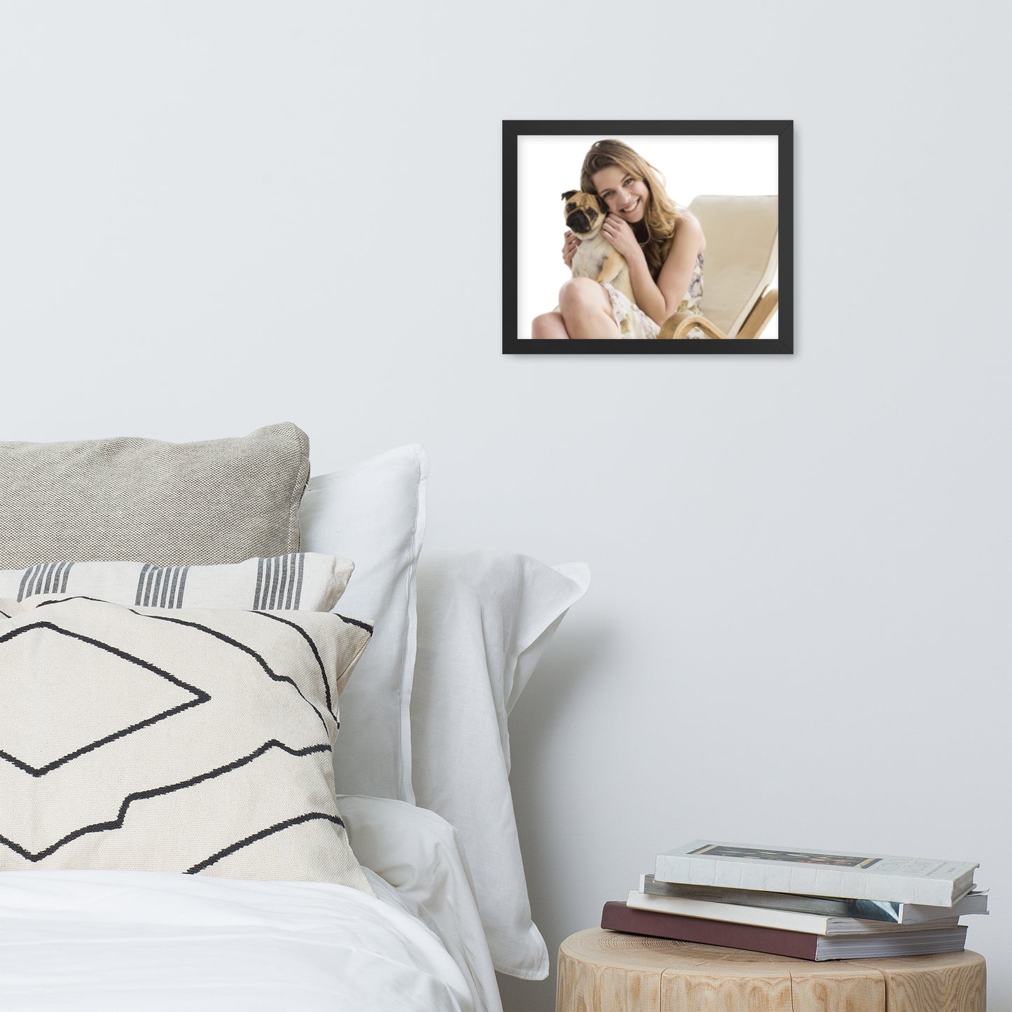 Smiles + Laughter = Priceless. Framed Poster Wall Art (Horizontal Model 0012)