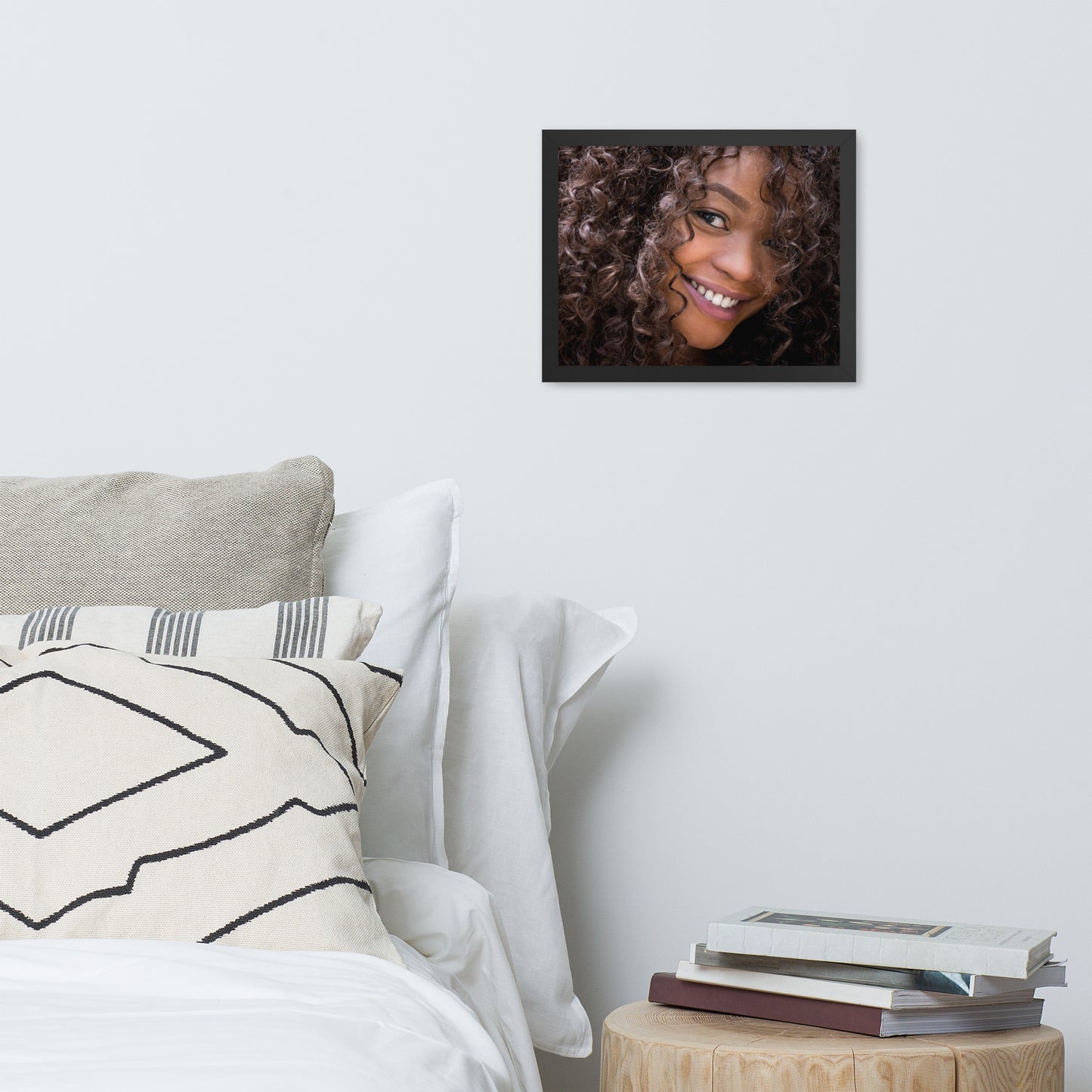 Smiles + Laughter = Priceless. Framed Poster Wall Art (Horizontal Model 0020)