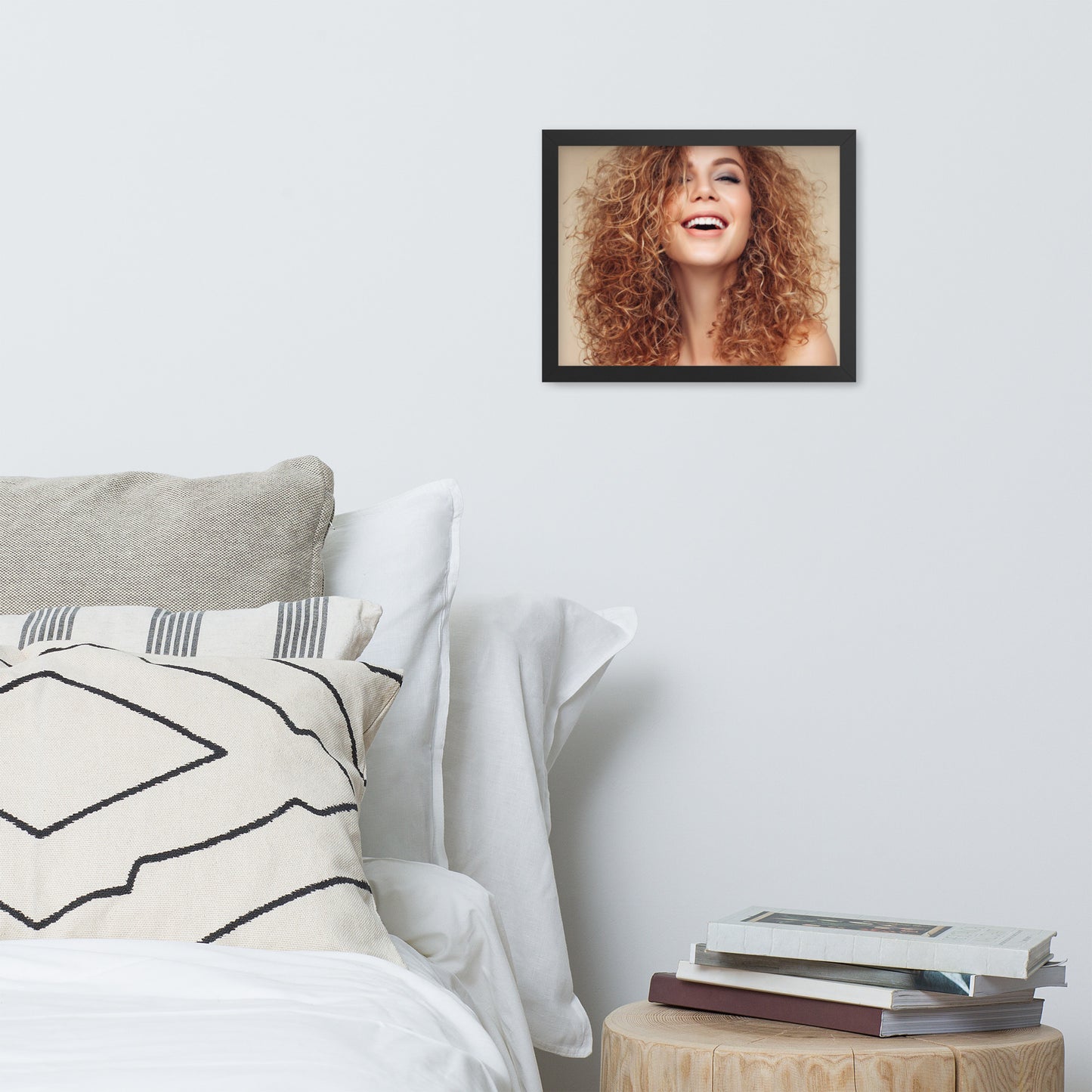 Smiles + Laughter = Priceless. Framed Poster Wall Art (Horizontal Model 0034)