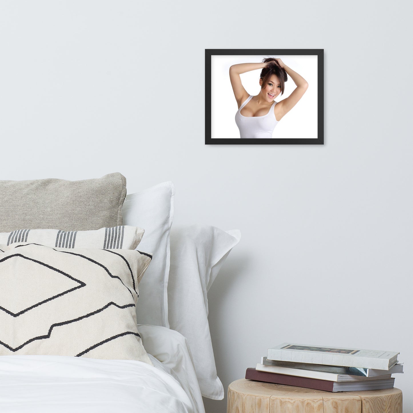 Smiles + Laughter = Priceless. Framed Poster Wall Art (Horizontal Model 0048)