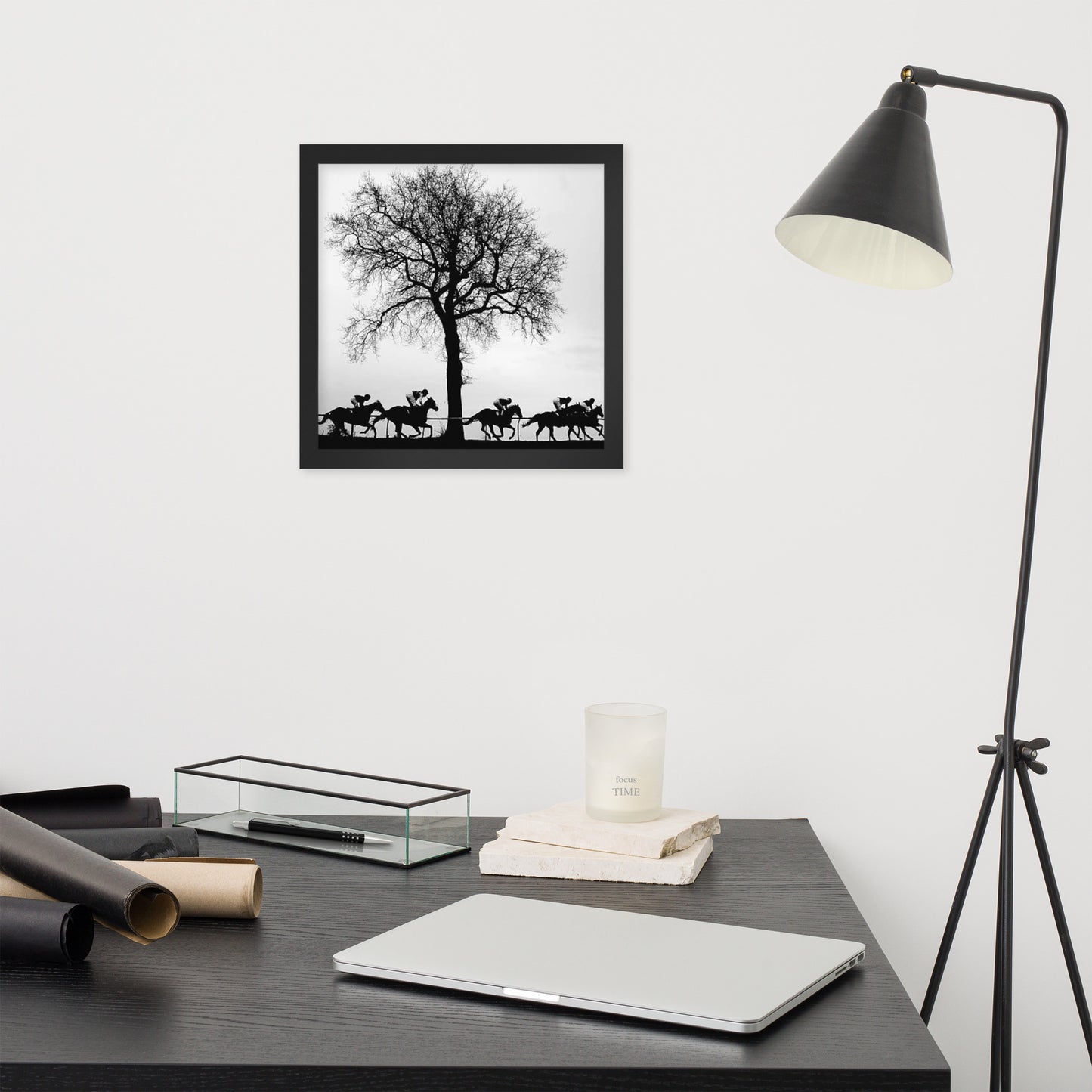 Framed Poster (Horse Wall Art Horizontal - Model 001)