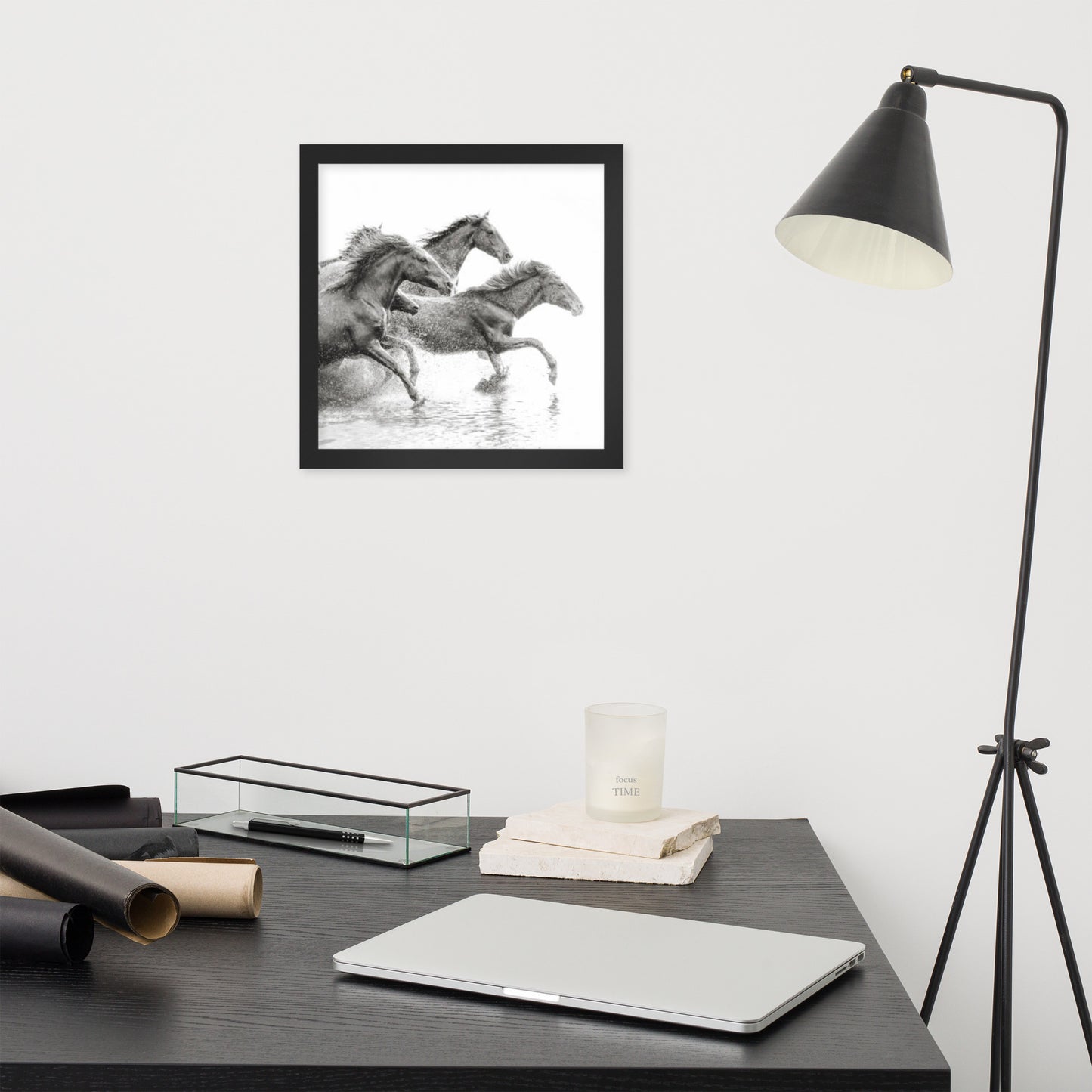 Framed Poster (Horse Wall Art Horizontal - Model 002)