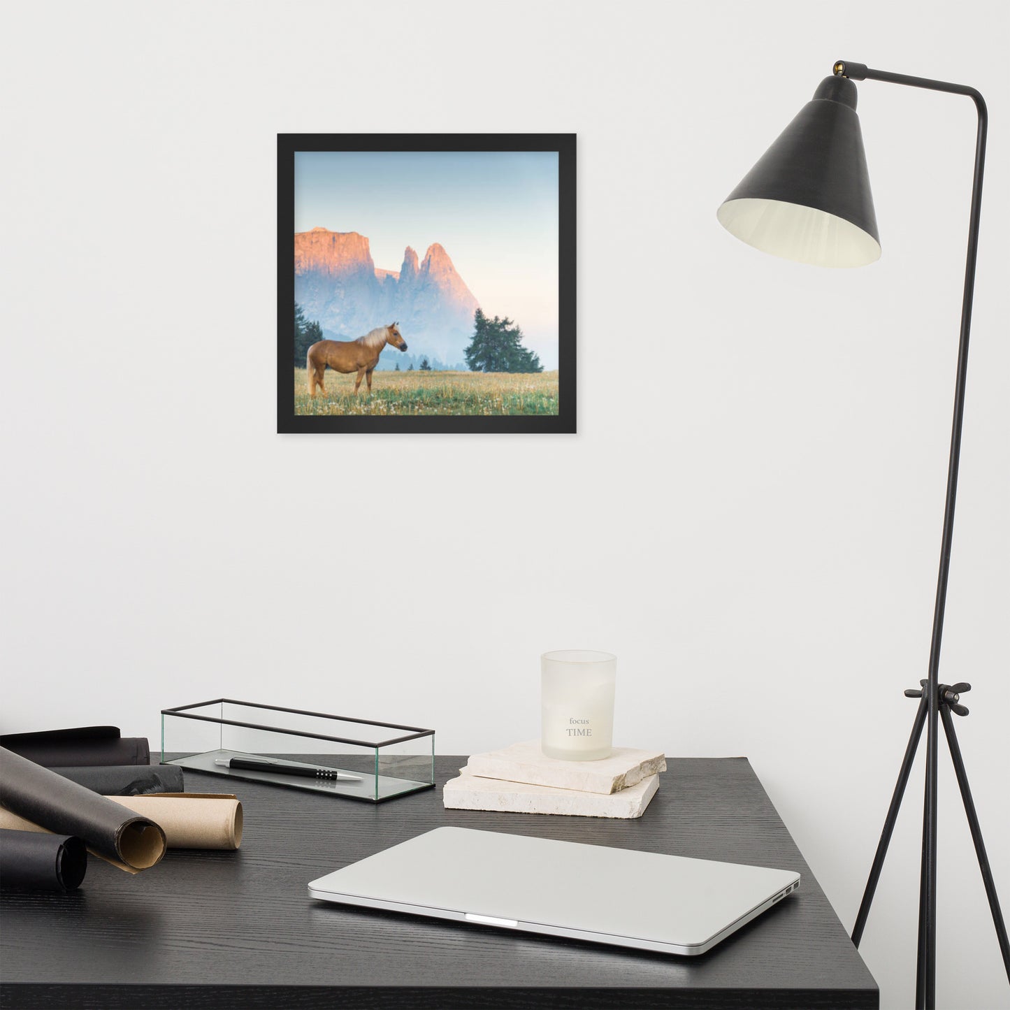 Framed Poster (Horse Wall Art Horizontal - Model 0015)