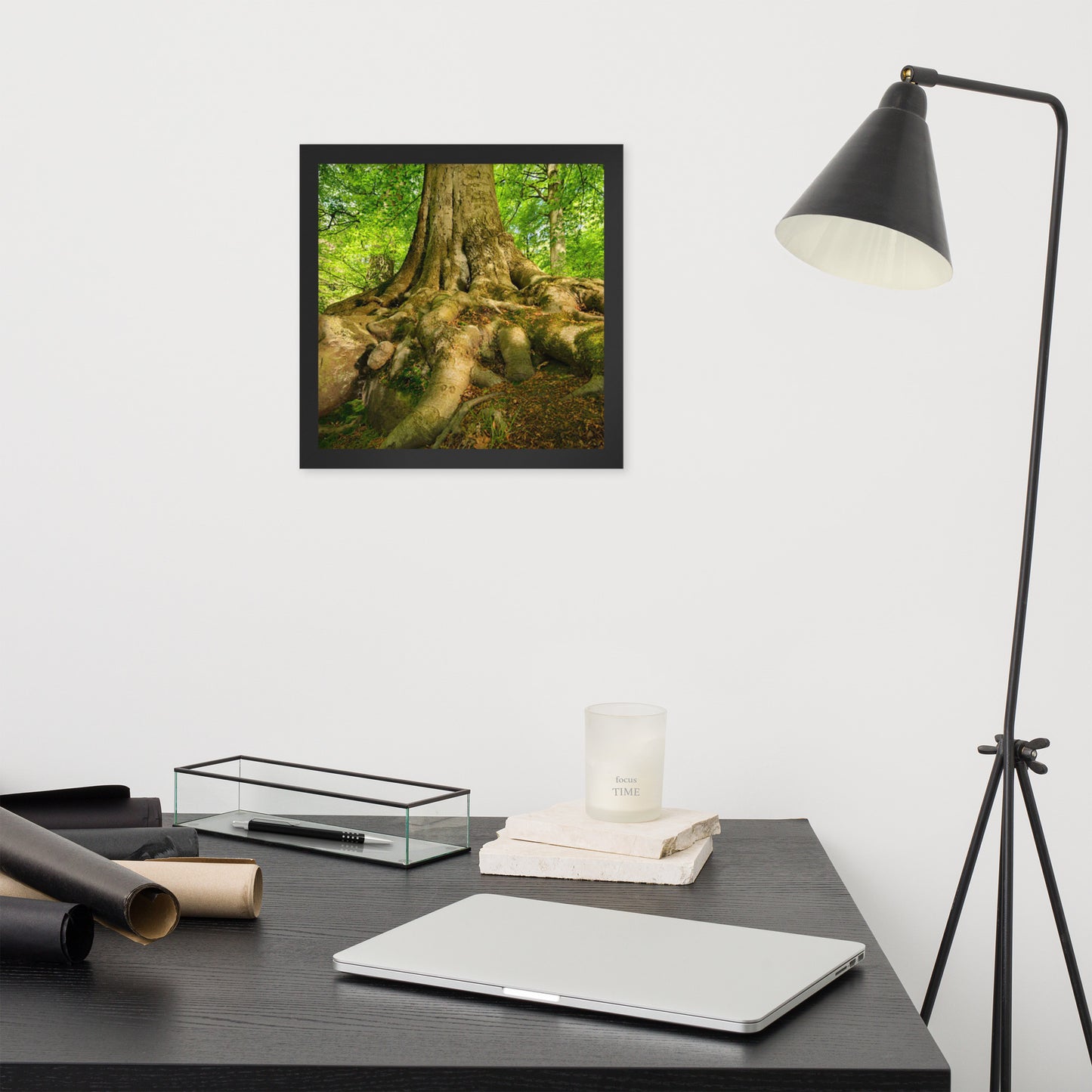 Scenic Nature View Framed Poster Wall Art (Horizontal Model 002)