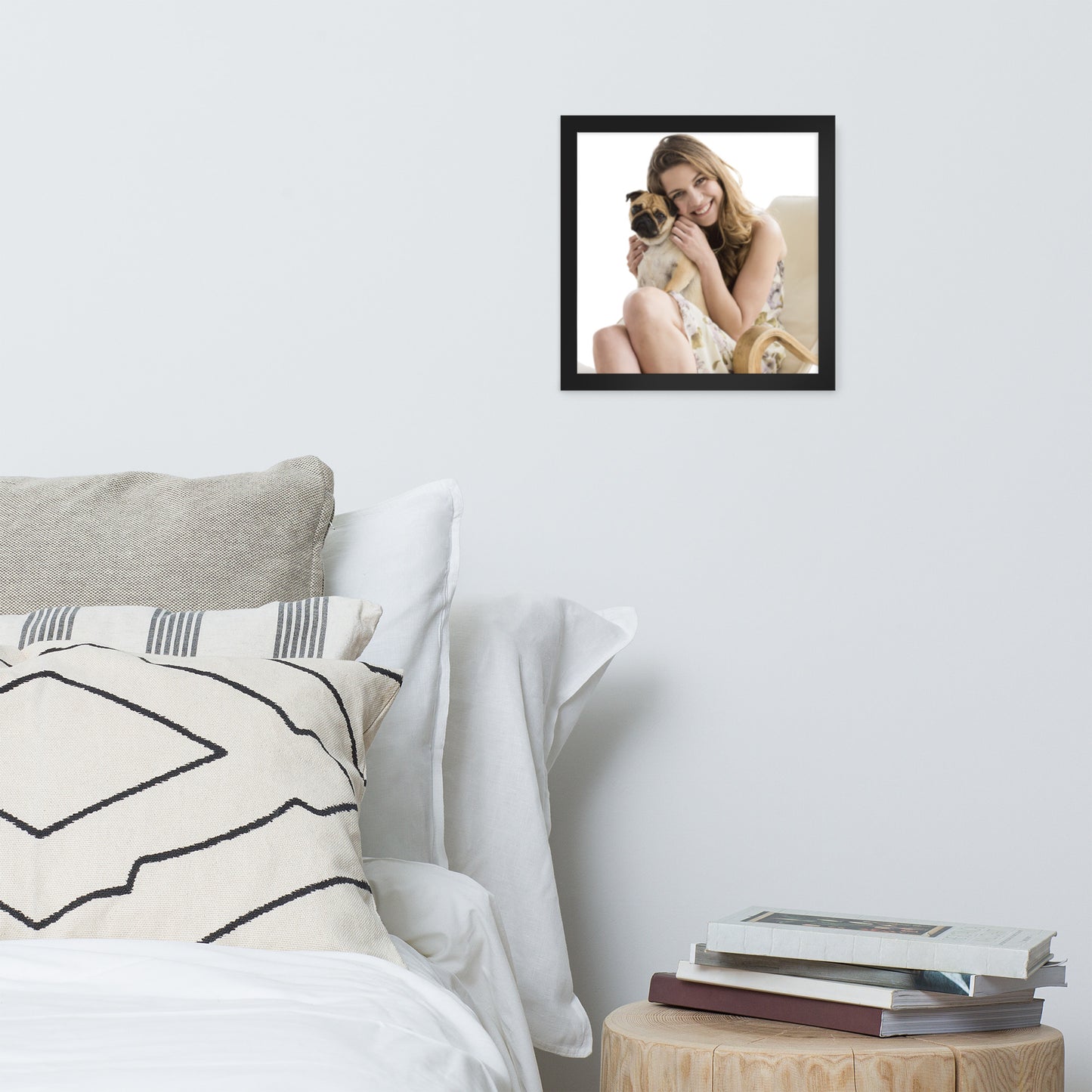 Smiles + Laughter = Priceless. Framed Poster Wall Art (Horizontal Model 0012)