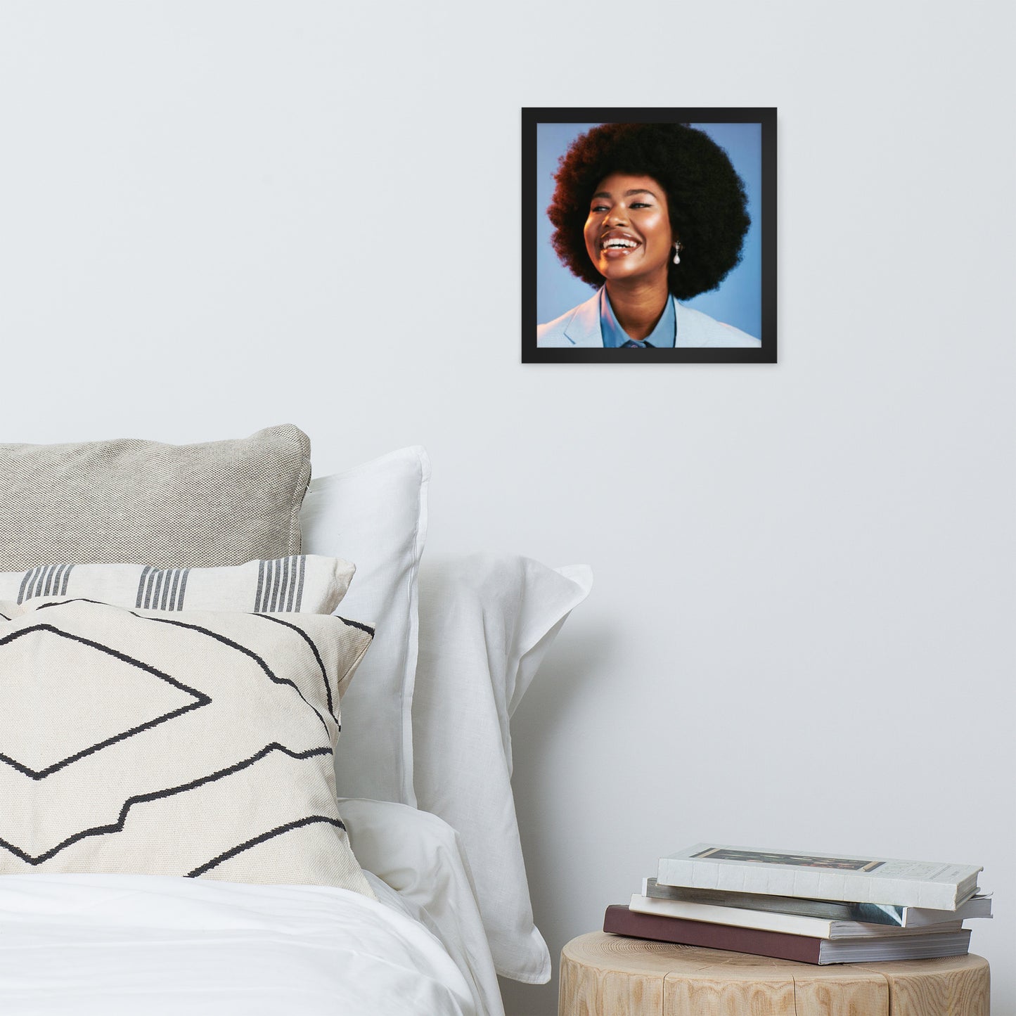 Smiles + Laughter = Priceless. Framed Poster Wall Art (Horizontal Model 0015)