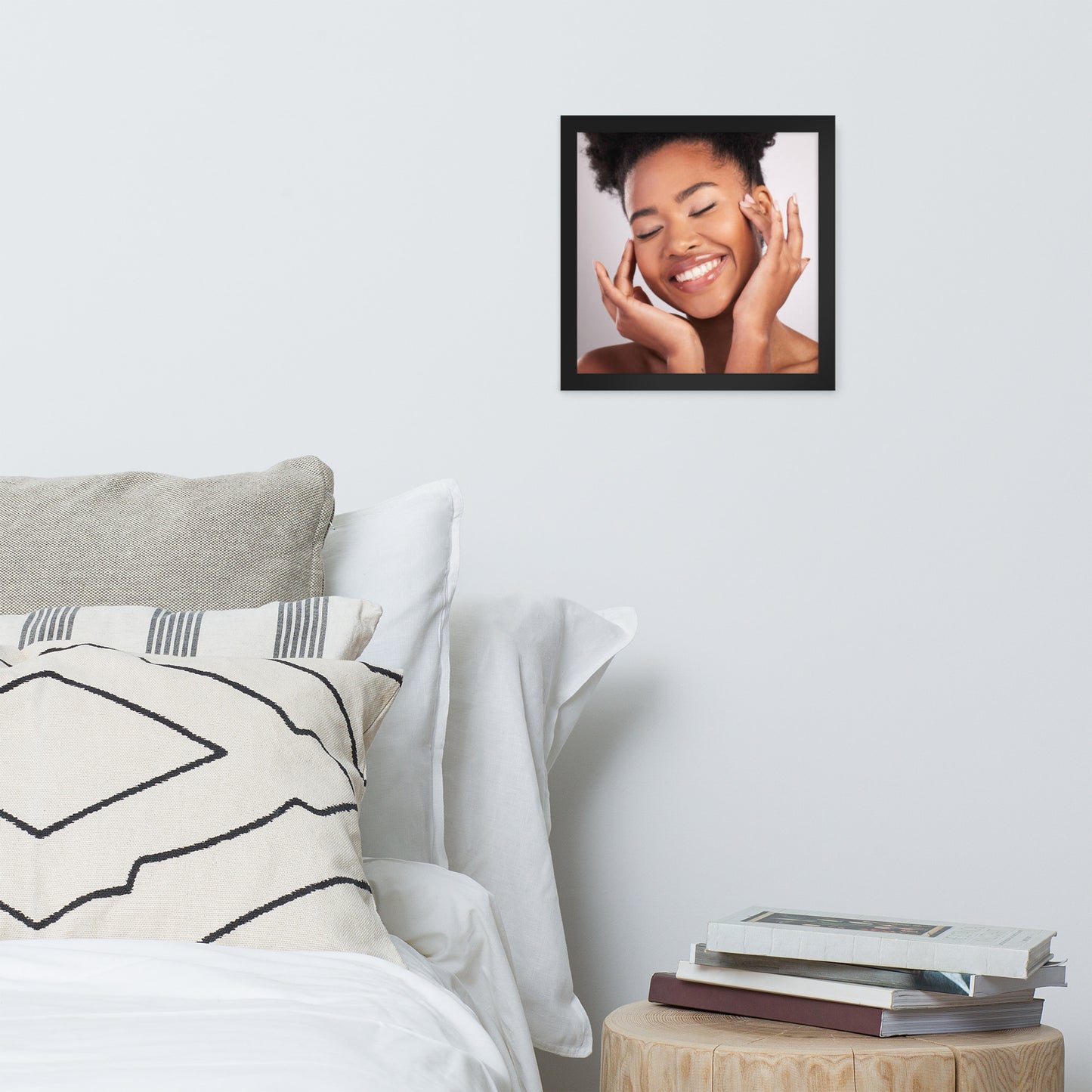 Smiles + Laughter = Priceless. Framed Poster Wall Art (Horizontal Model 0022)