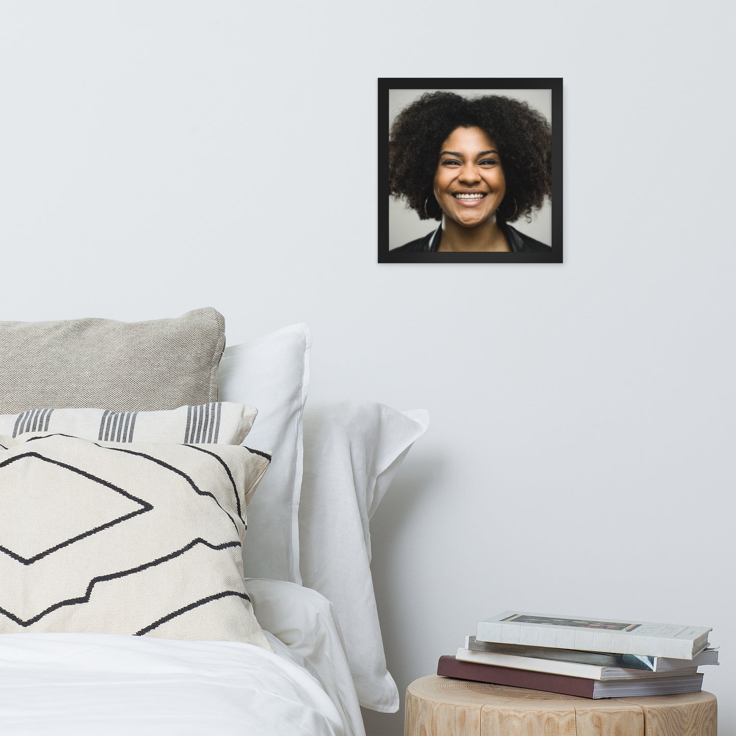 Smiles + Laughter = Priceless. Framed Poster Wall Art (Horizontal Model 0028)