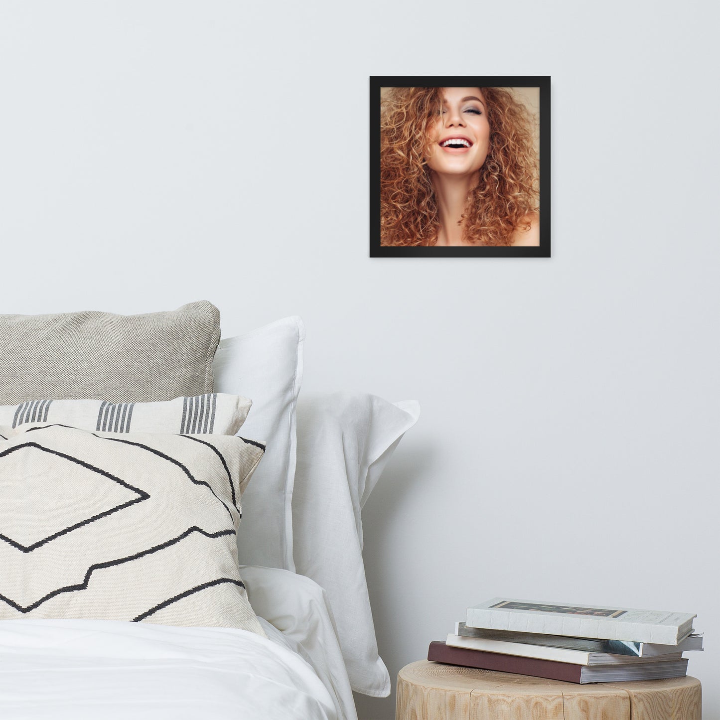 Smiles + Laughter = Priceless. Framed Poster Wall Art (Horizontal Model 0034)