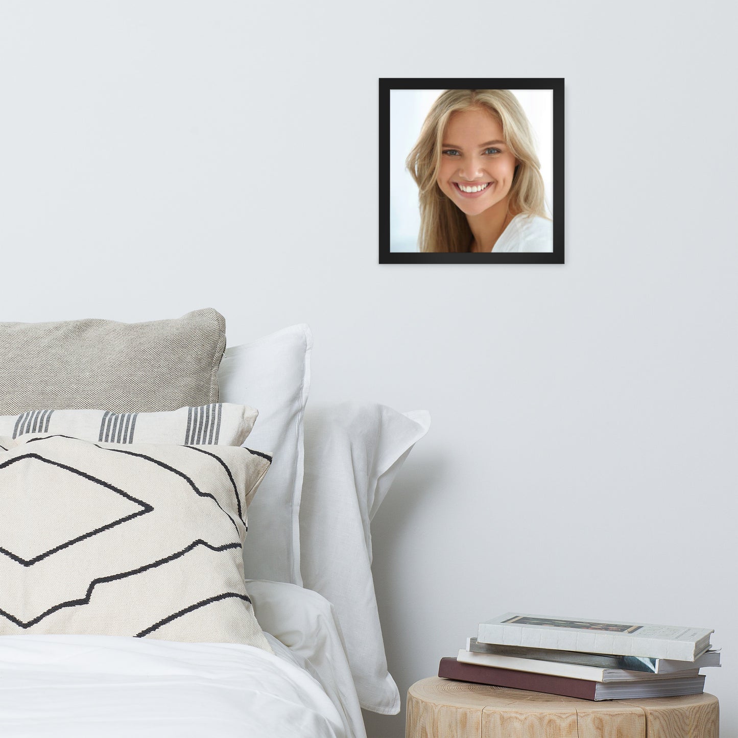 Smiles + Laughter = Priceless. Framed Poster Wall Art (Horizontal Model 0037)